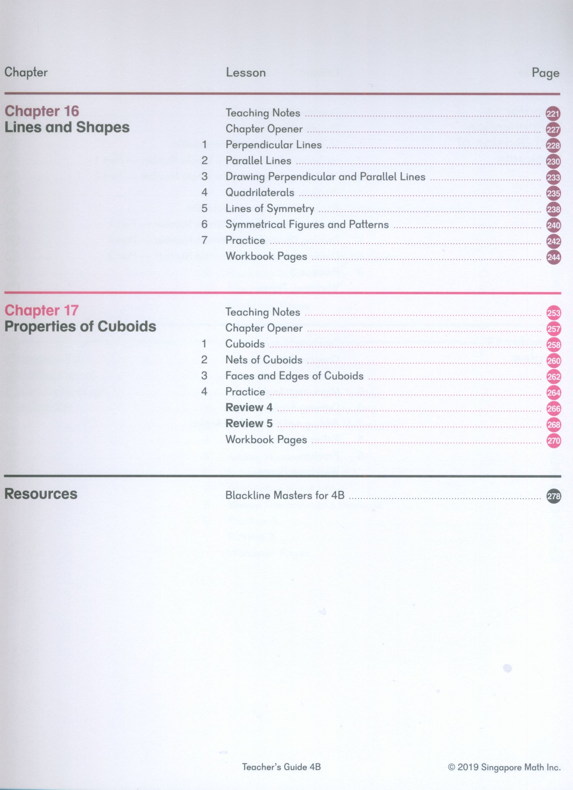 Dimensions Math Teacher's Guide 4B