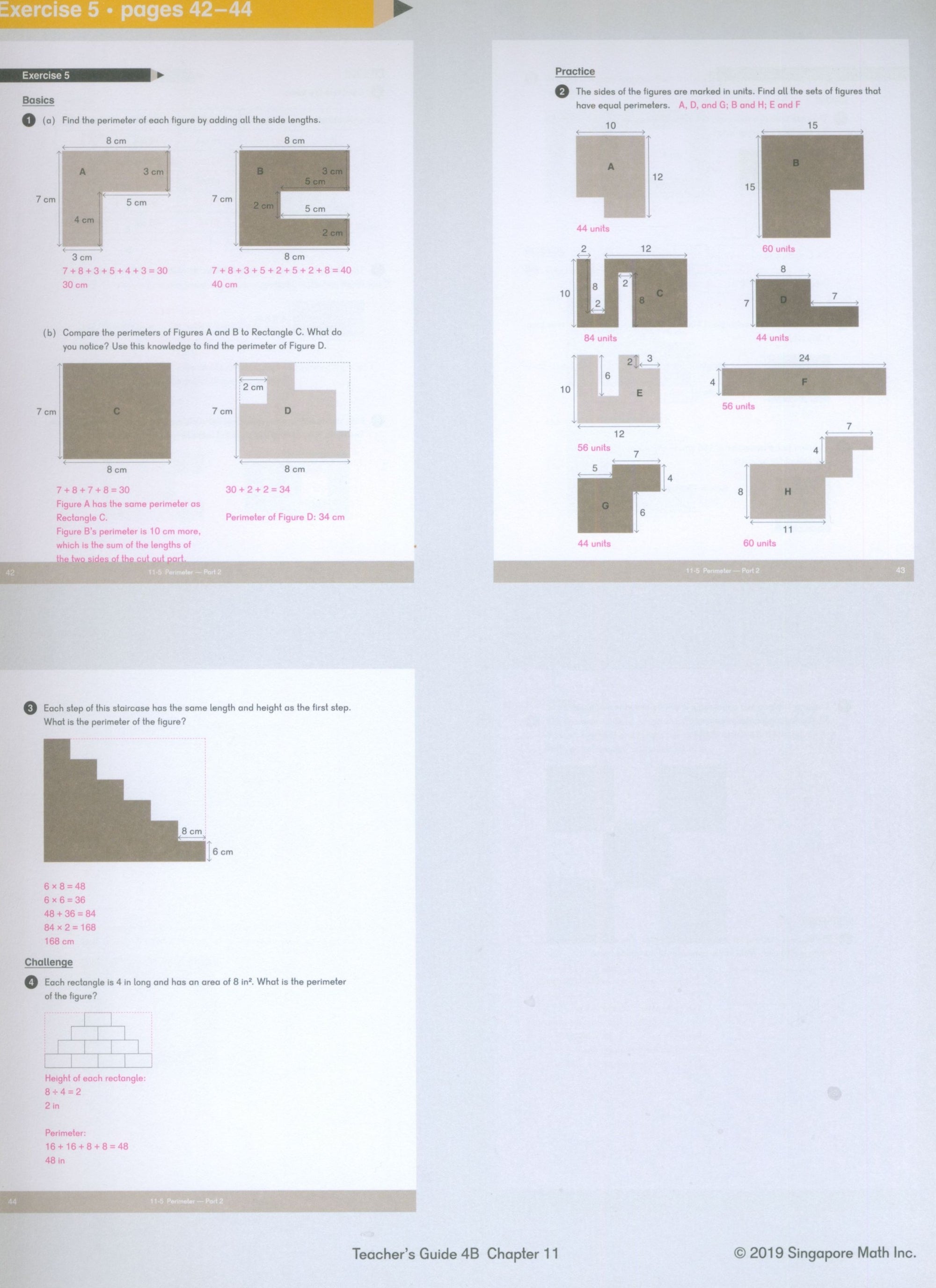 Dimensions Math Teacher's Guide 4B