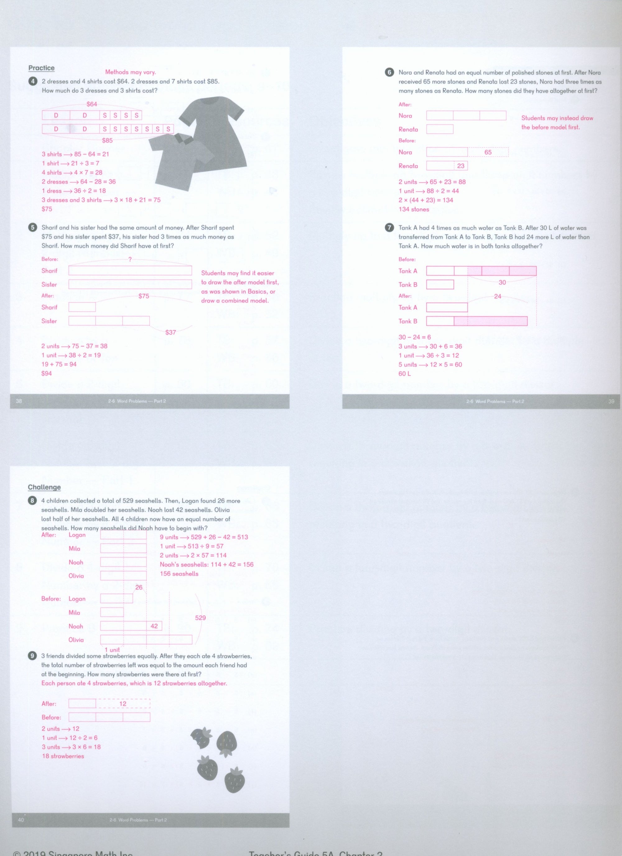 Dimensions Math Teacher's Guide 5A