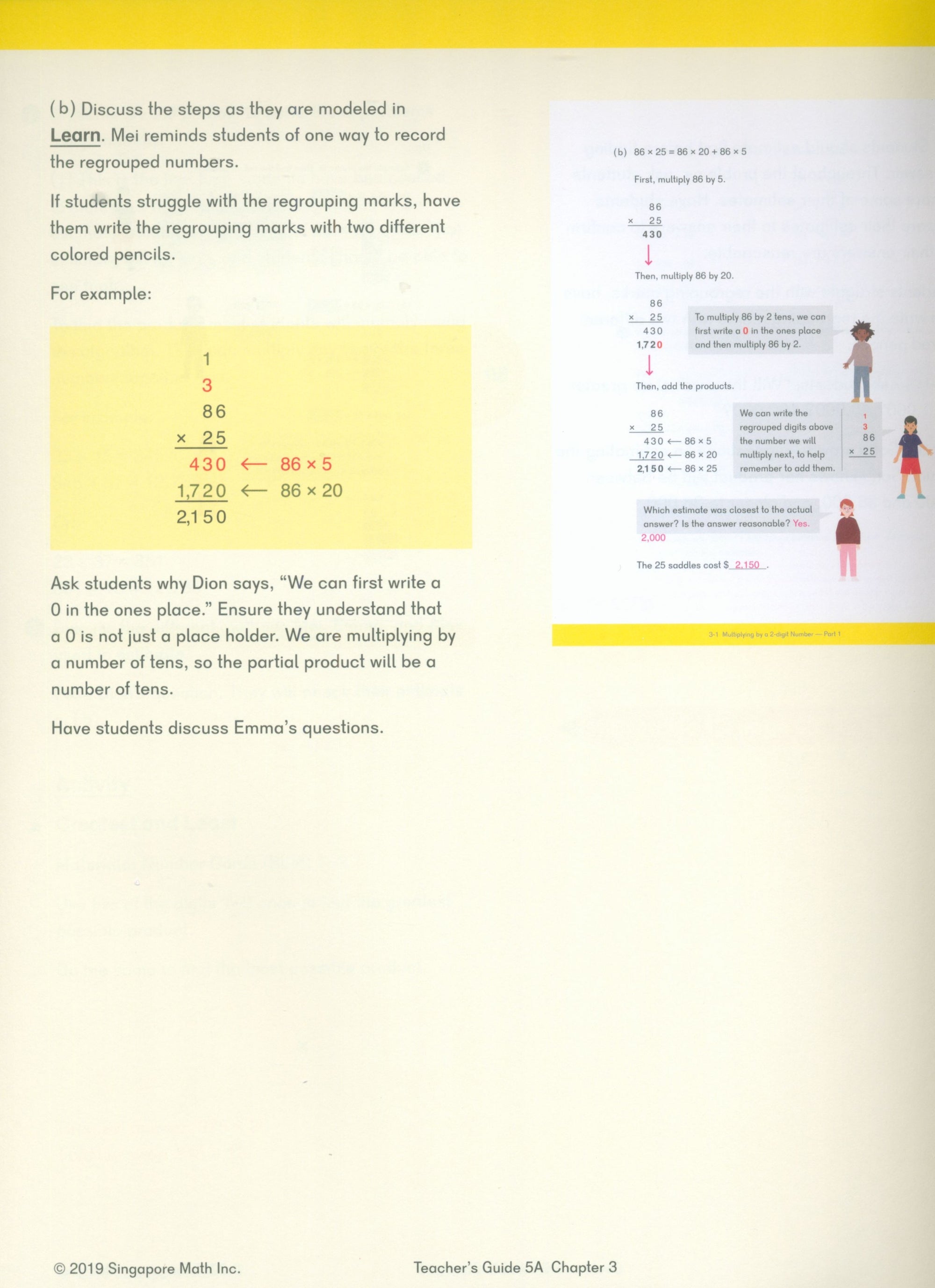 Dimensions Math Teacher's Guide 5A