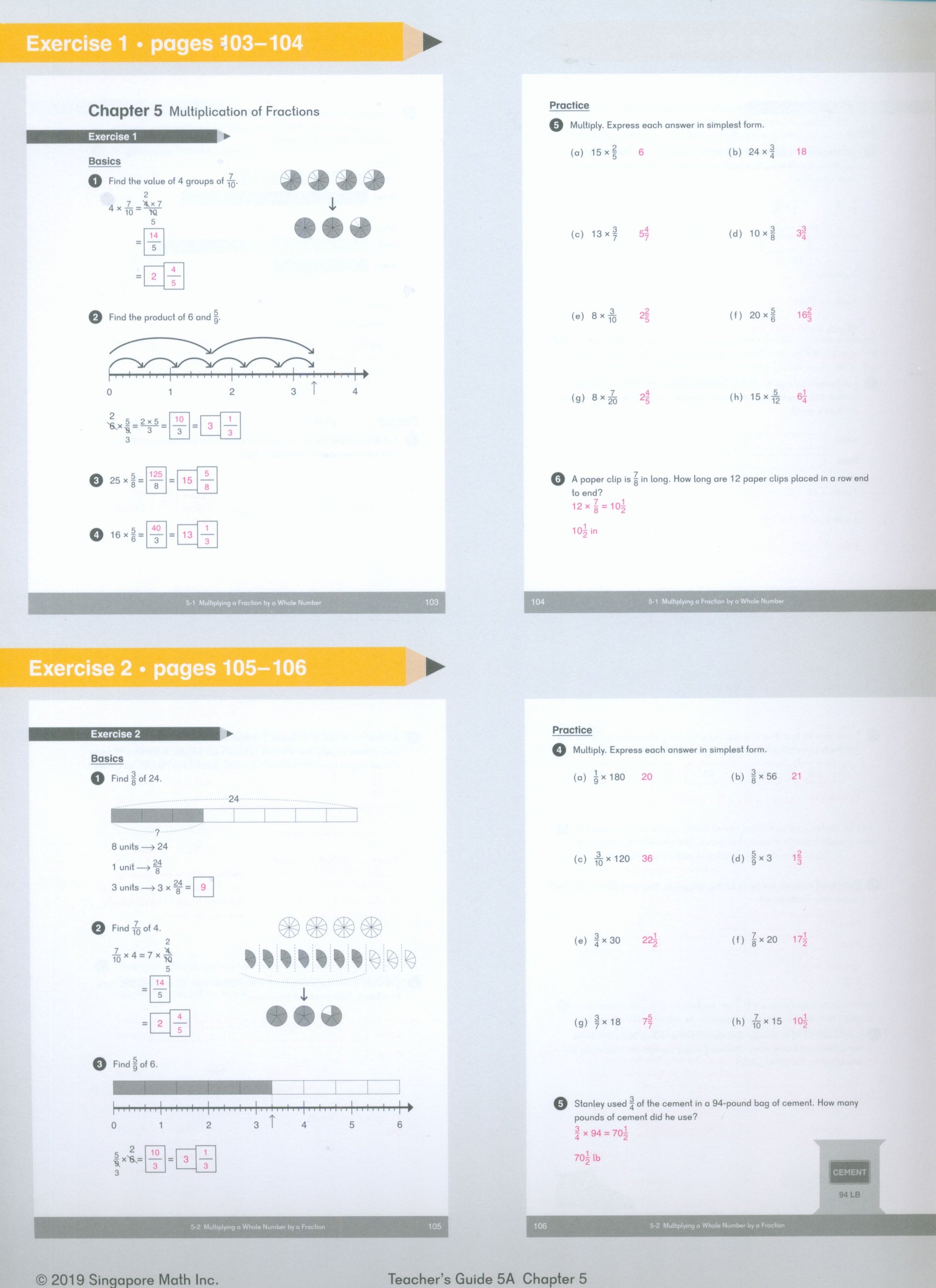Dimensions Math Teacher's Guide 5A