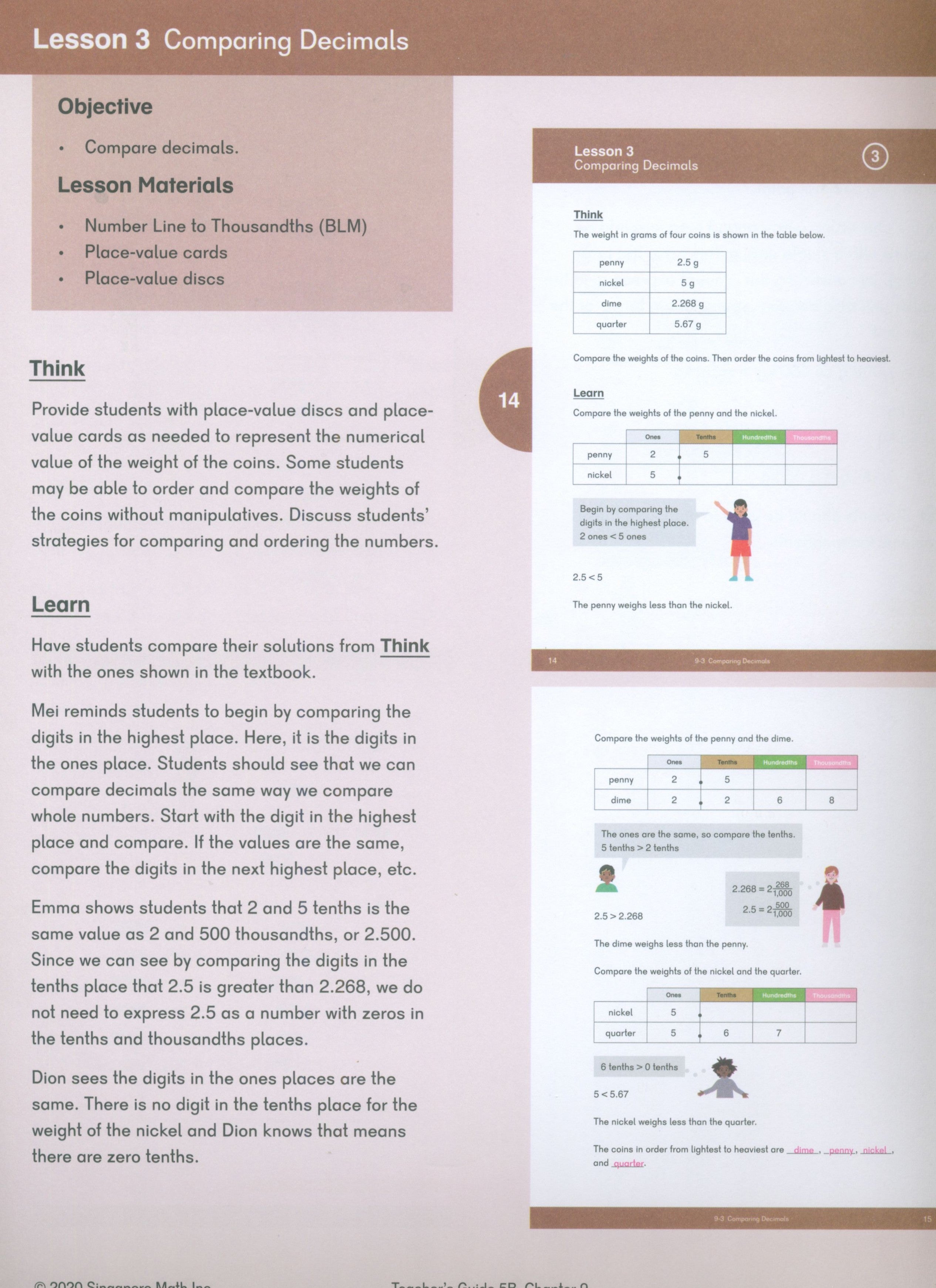 Dimensions Math Teacher's Guide 5B