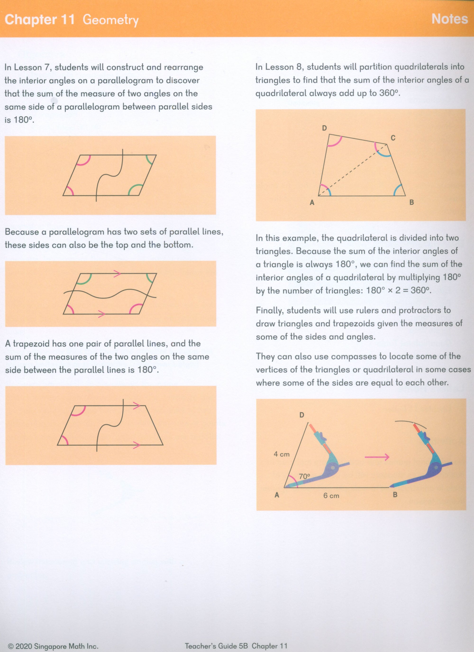 Dimensions Math Teacher's Guide 5B
