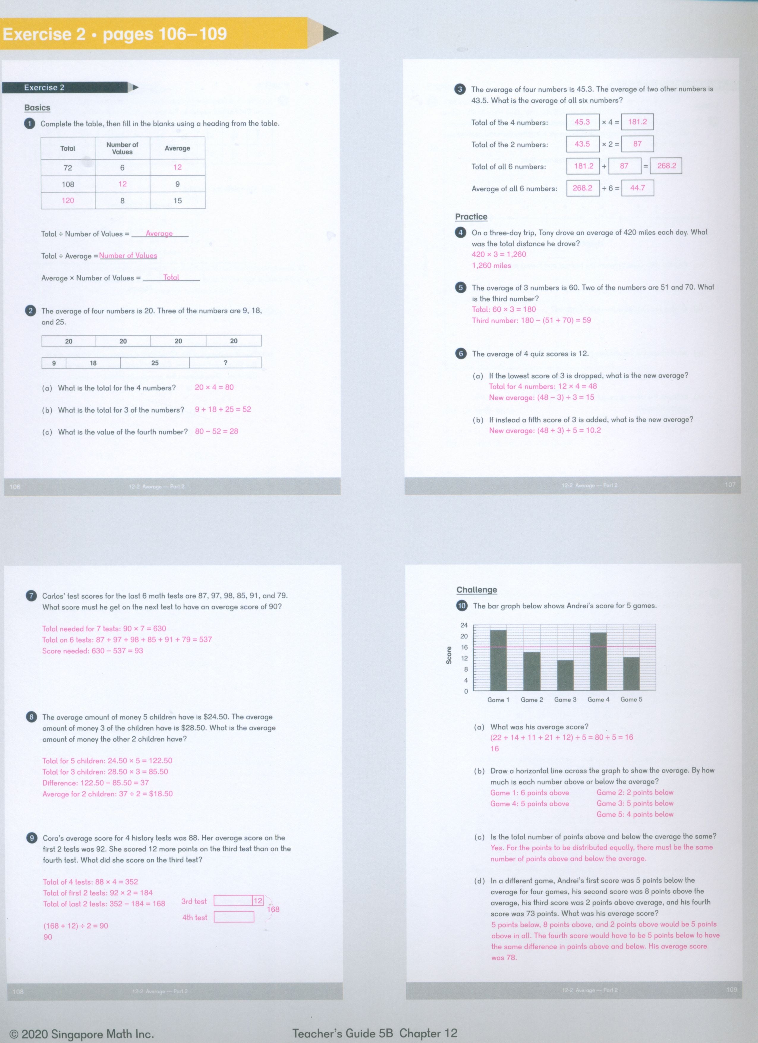 Dimensions Math Teacher's Guide 5B