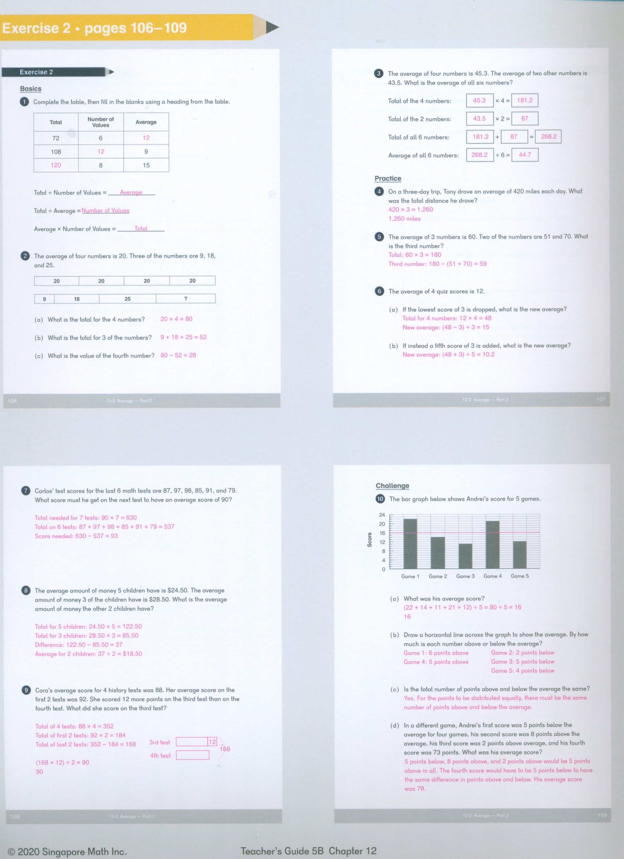 Dimensions Math Teacher's Guide 5B