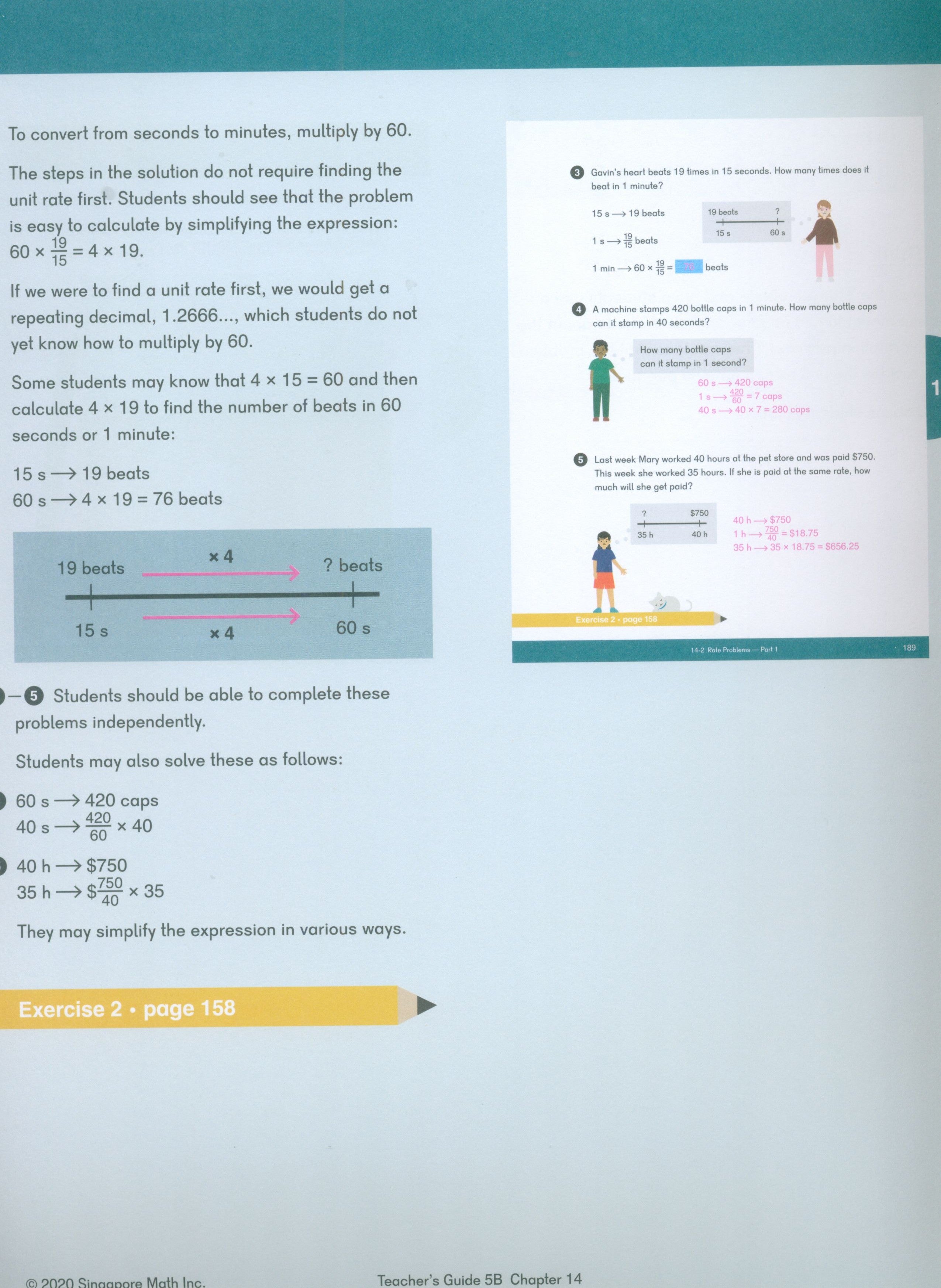 Dimensions Math Teacher's Guide 5B