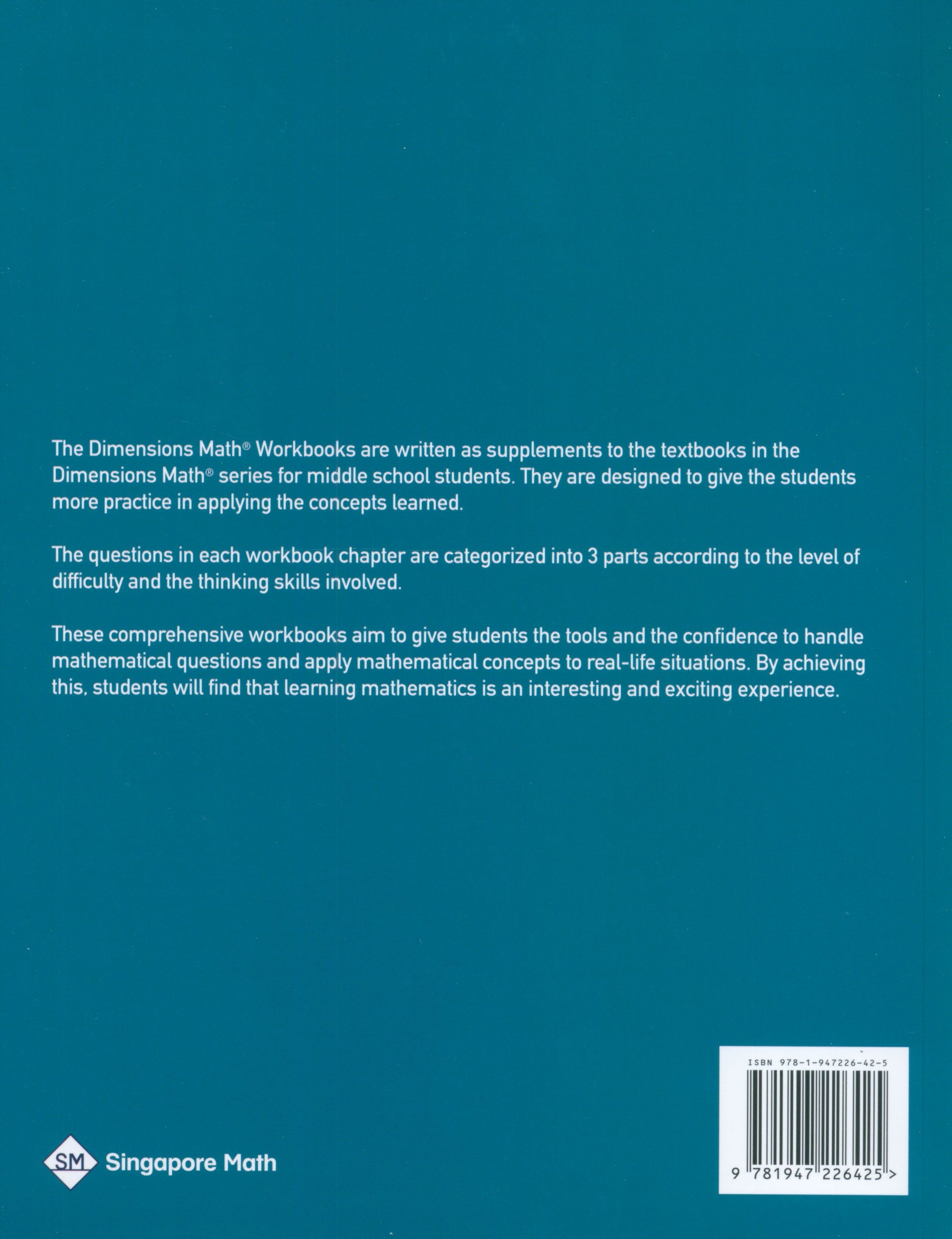 Dimensions Math Workbook 6A