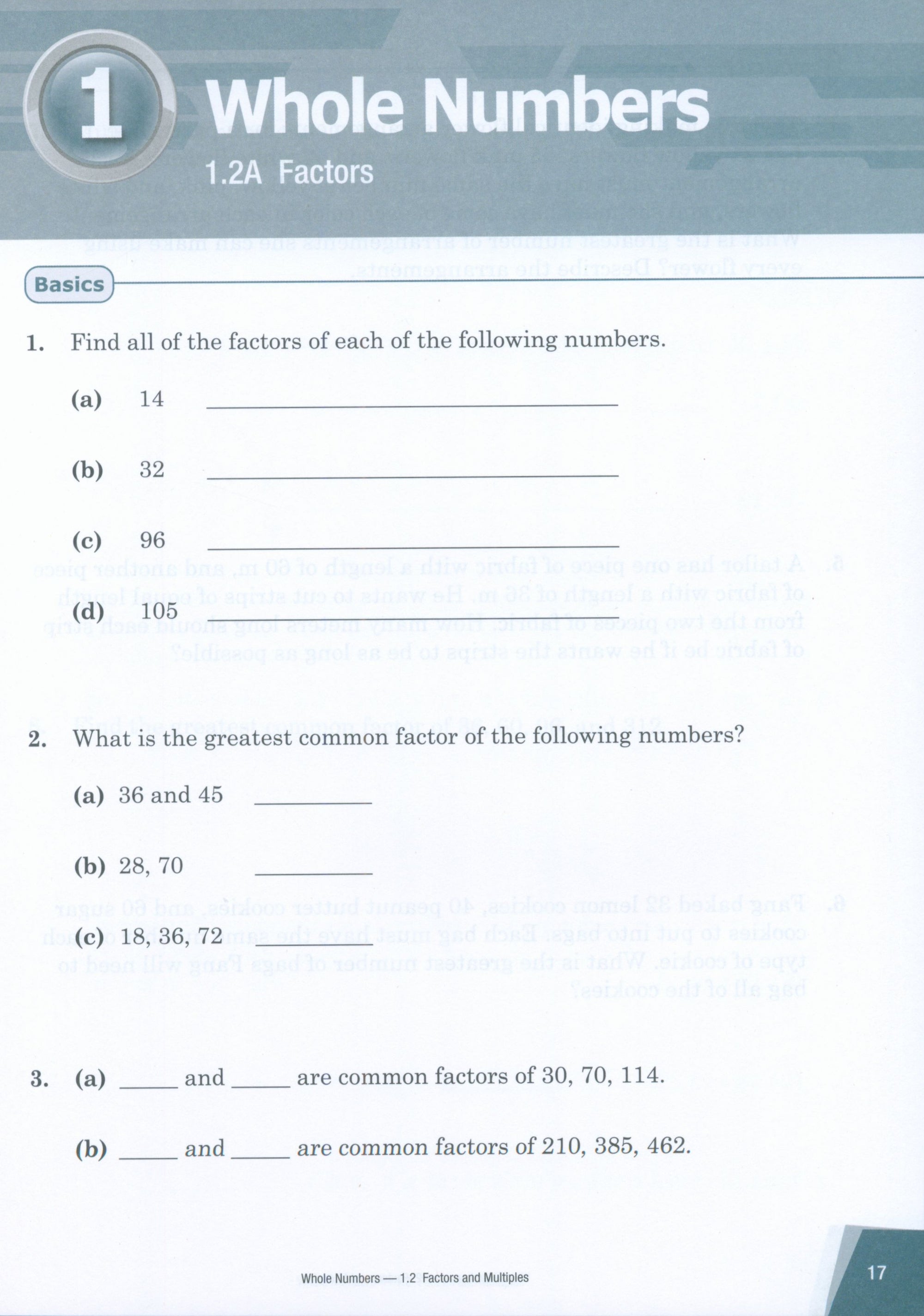 Dimensions Math Workbook 6A