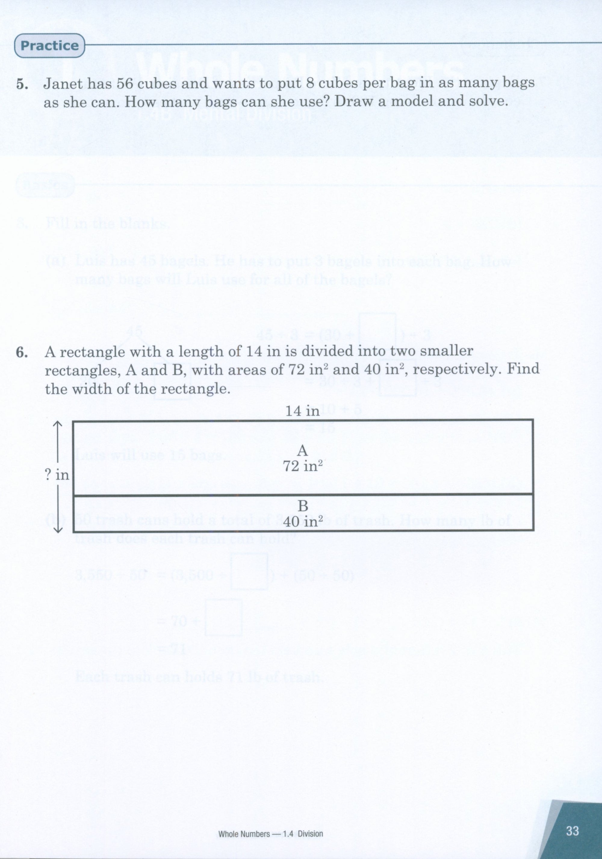 Dimensions Math Workbook 6A