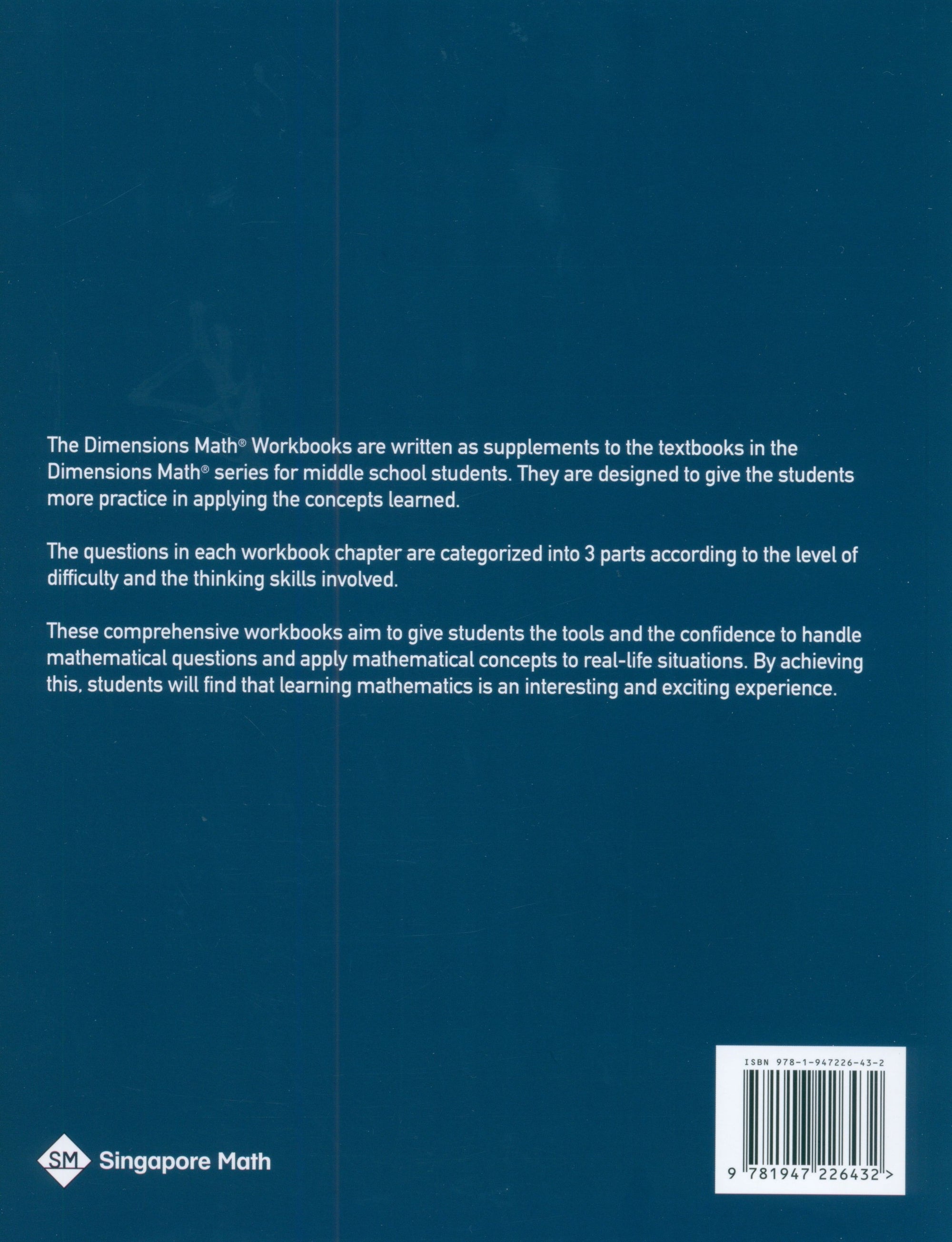 Dimensions Math Workbook 6B