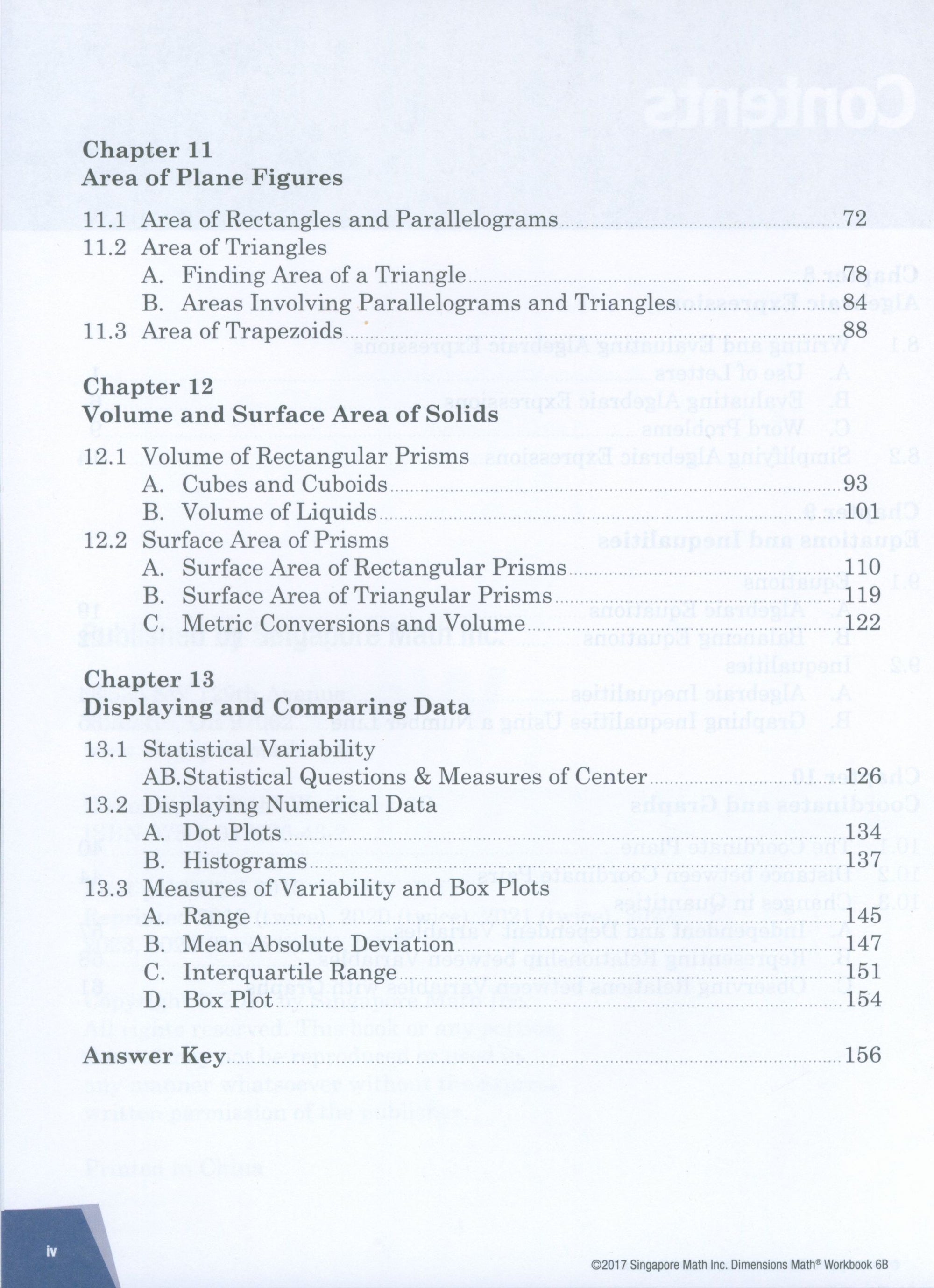 Dimensions Math Workbook 6B