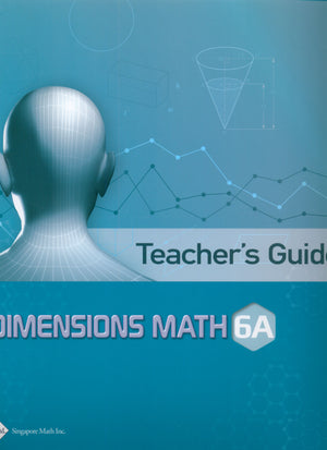 Dimensions Math Teacher's Guide 6A