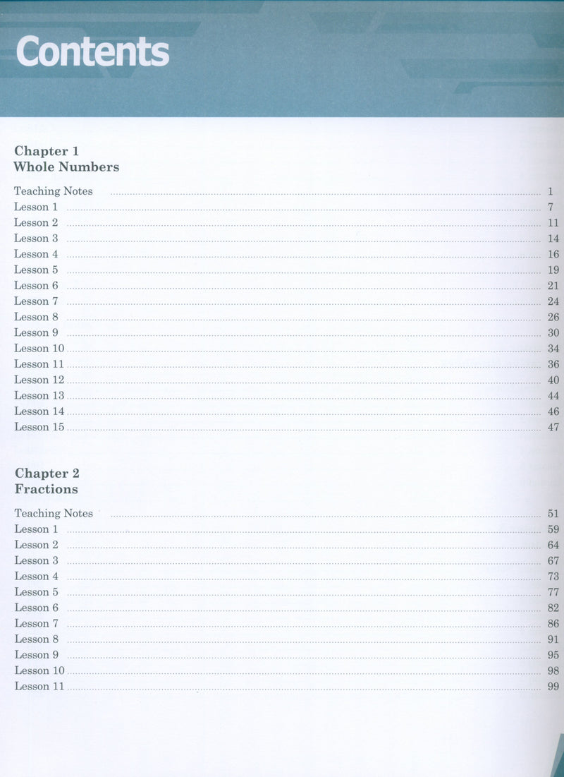 Dimensions Math Teacher's Guide 6A