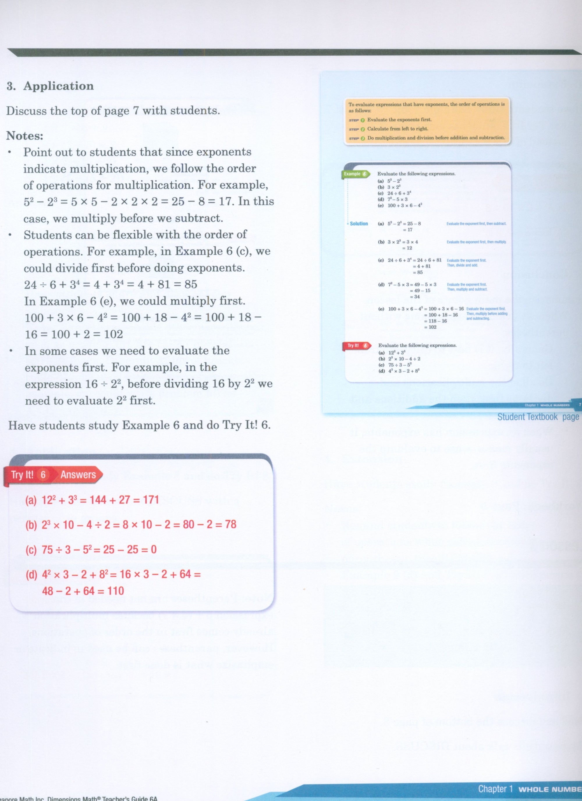 Dimensions Math Teacher's Guide 6A