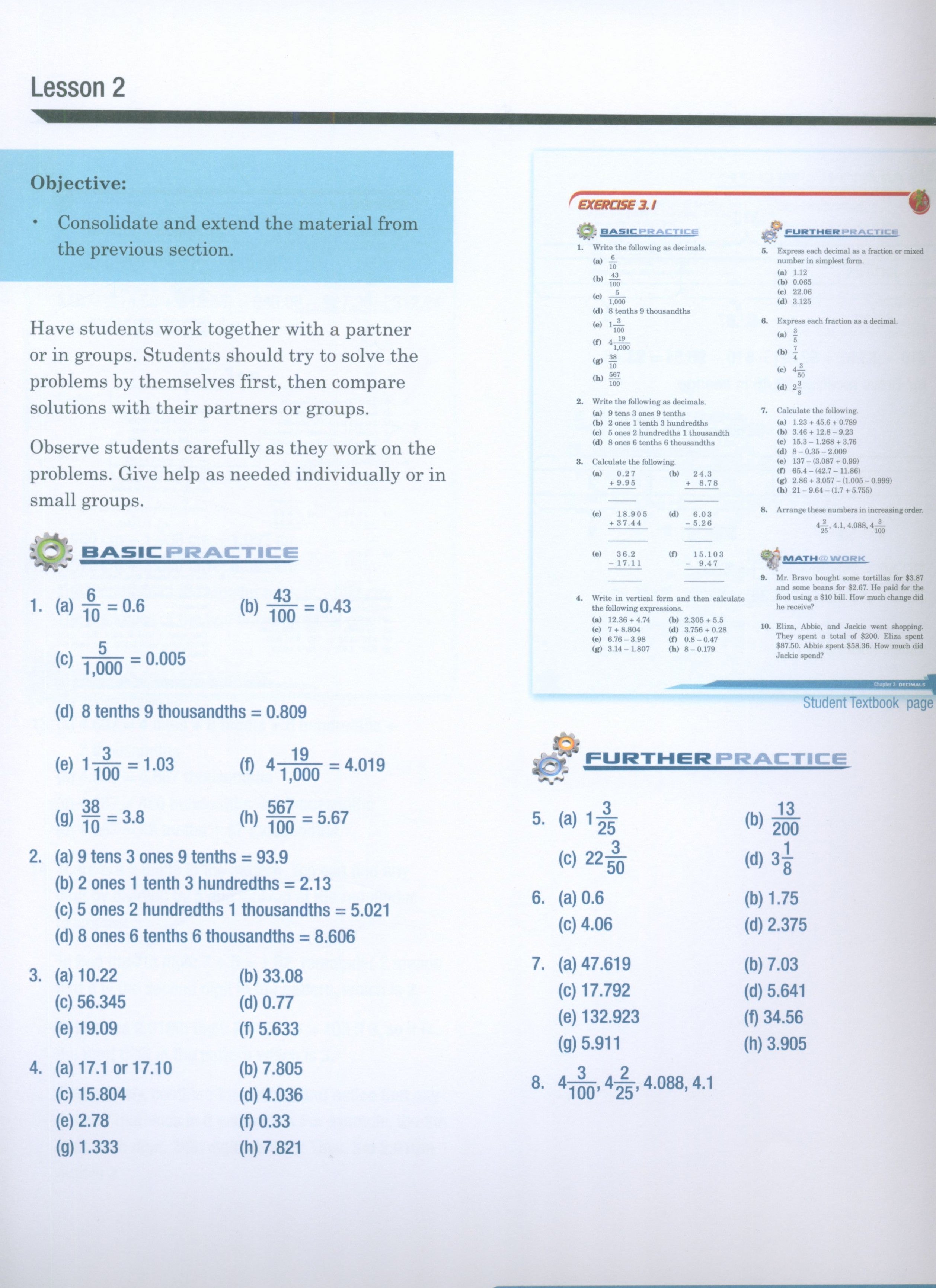 Dimensions Math Teacher's Guide 6A