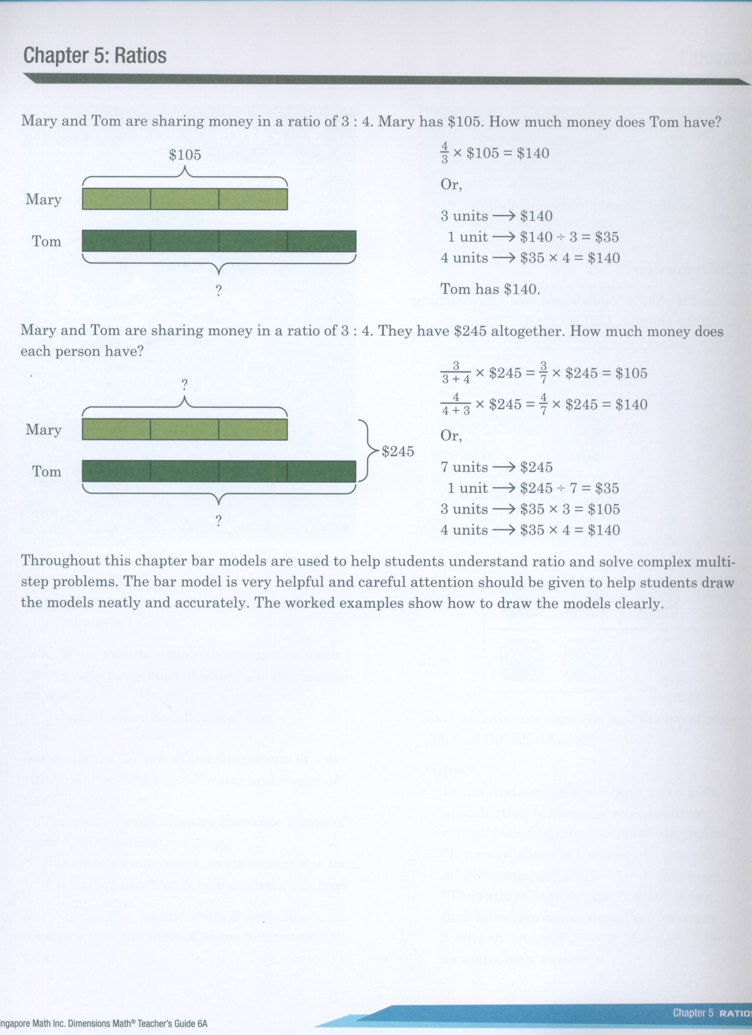 Dimensions Math Teacher's Guide 6A