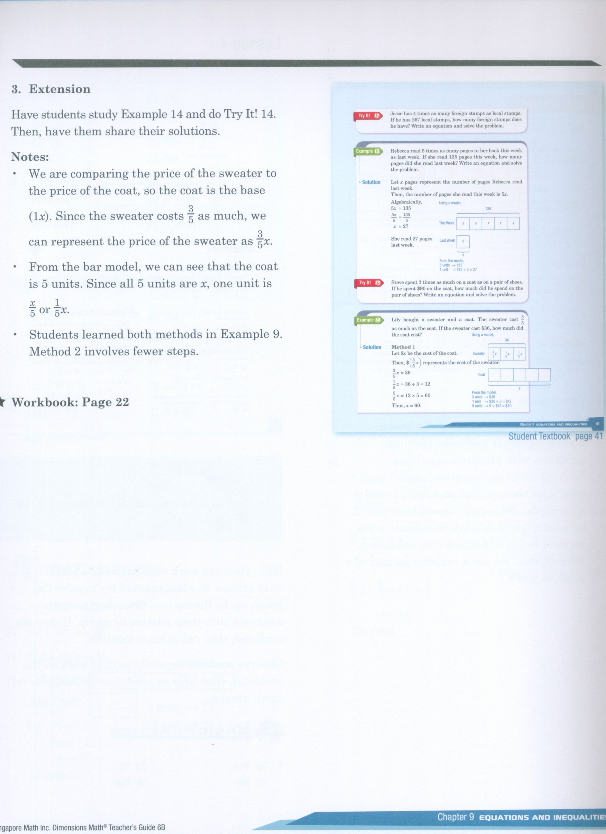Dimensions Math Teacher's Guide 6B