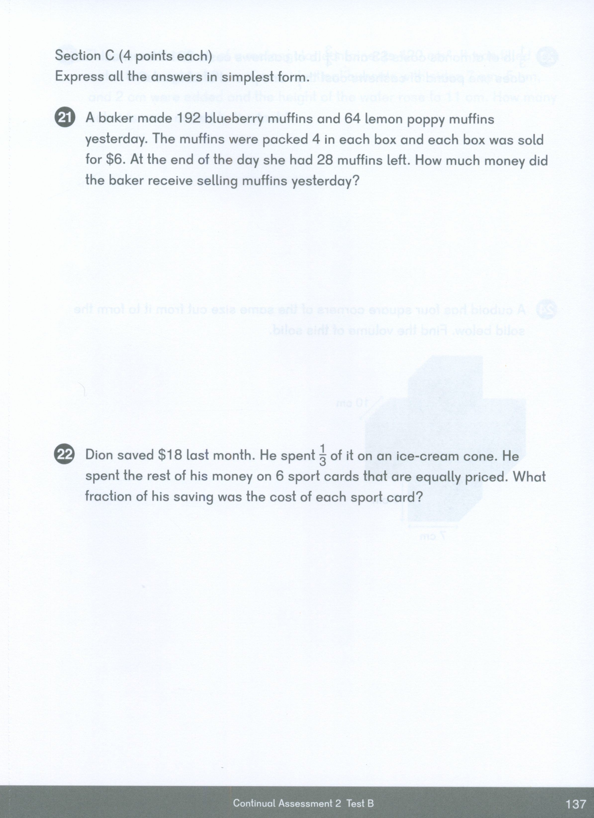 Dimensions Math Tests 5A