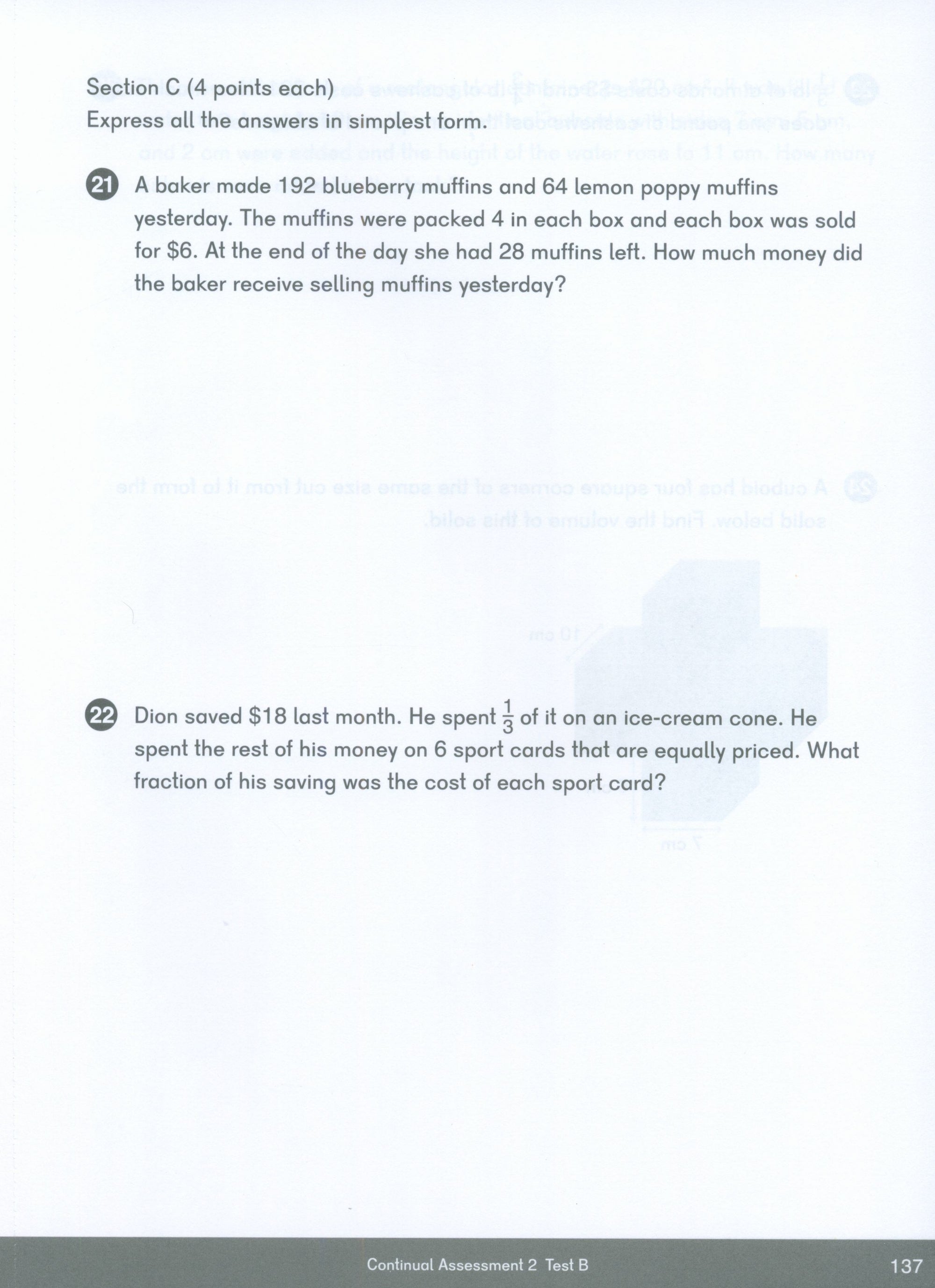 Dimensions Math Tests 5A