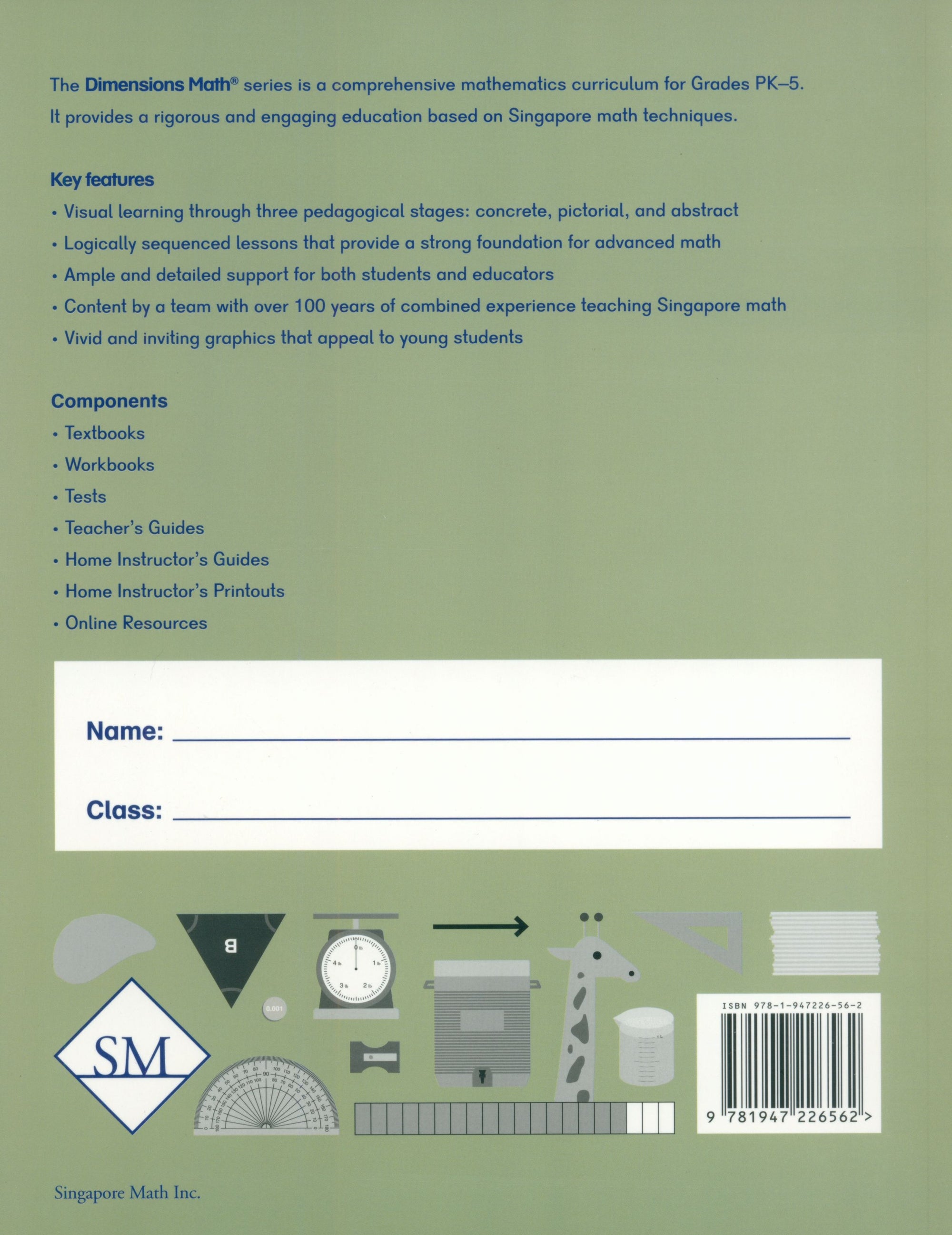Dimensions Math Tests 5B