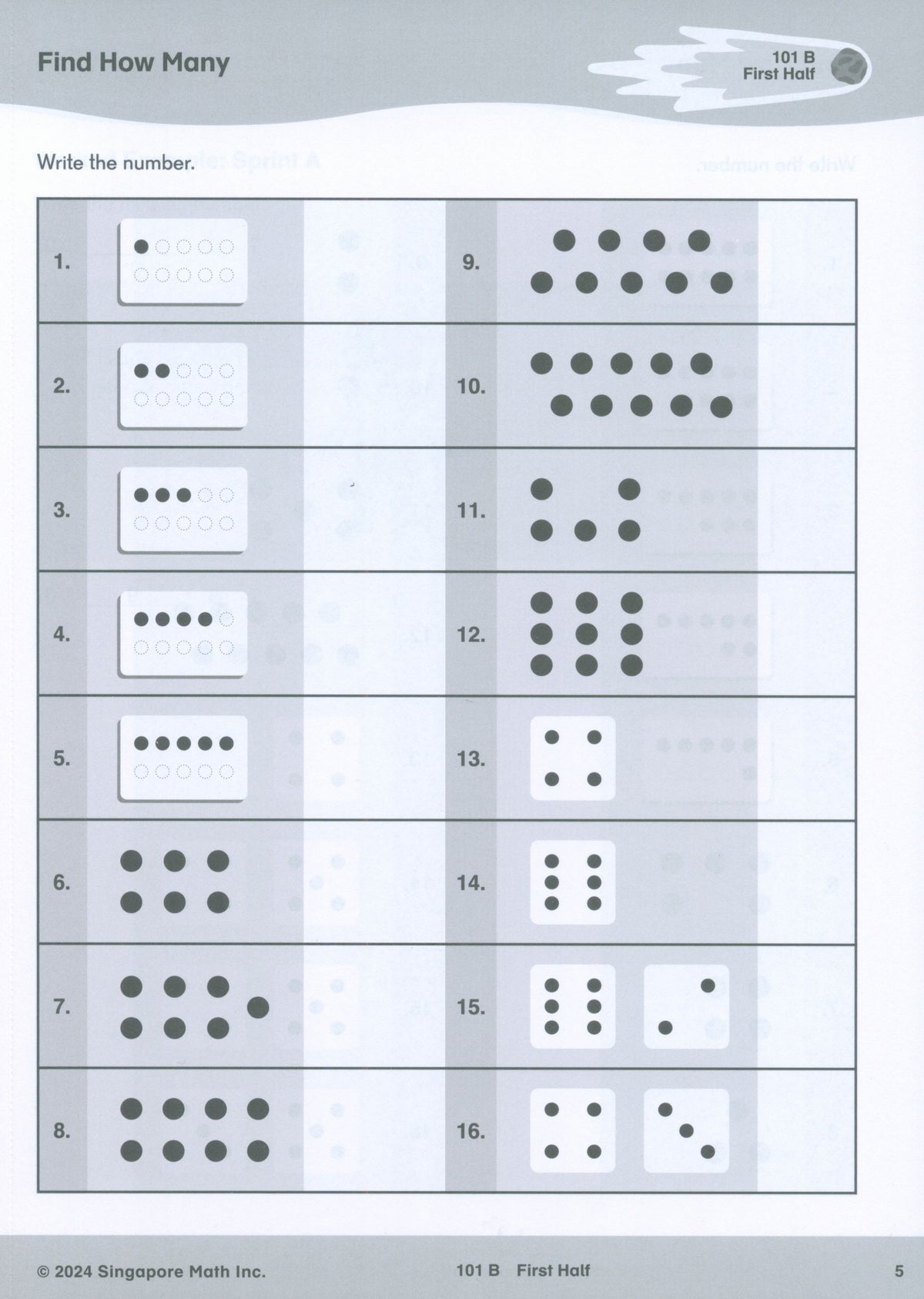 Singapore Math® Sprints 1