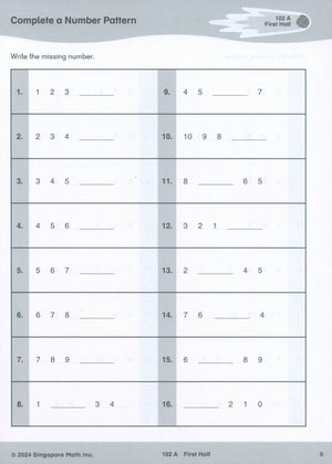 Singapore Math® Sprints 1