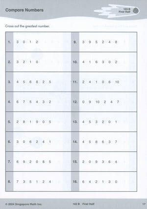 Singapore Math® Sprints 1