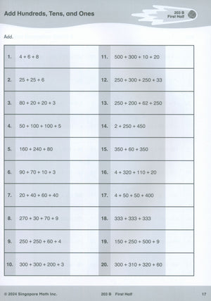 Singapore Math® Sprints 2