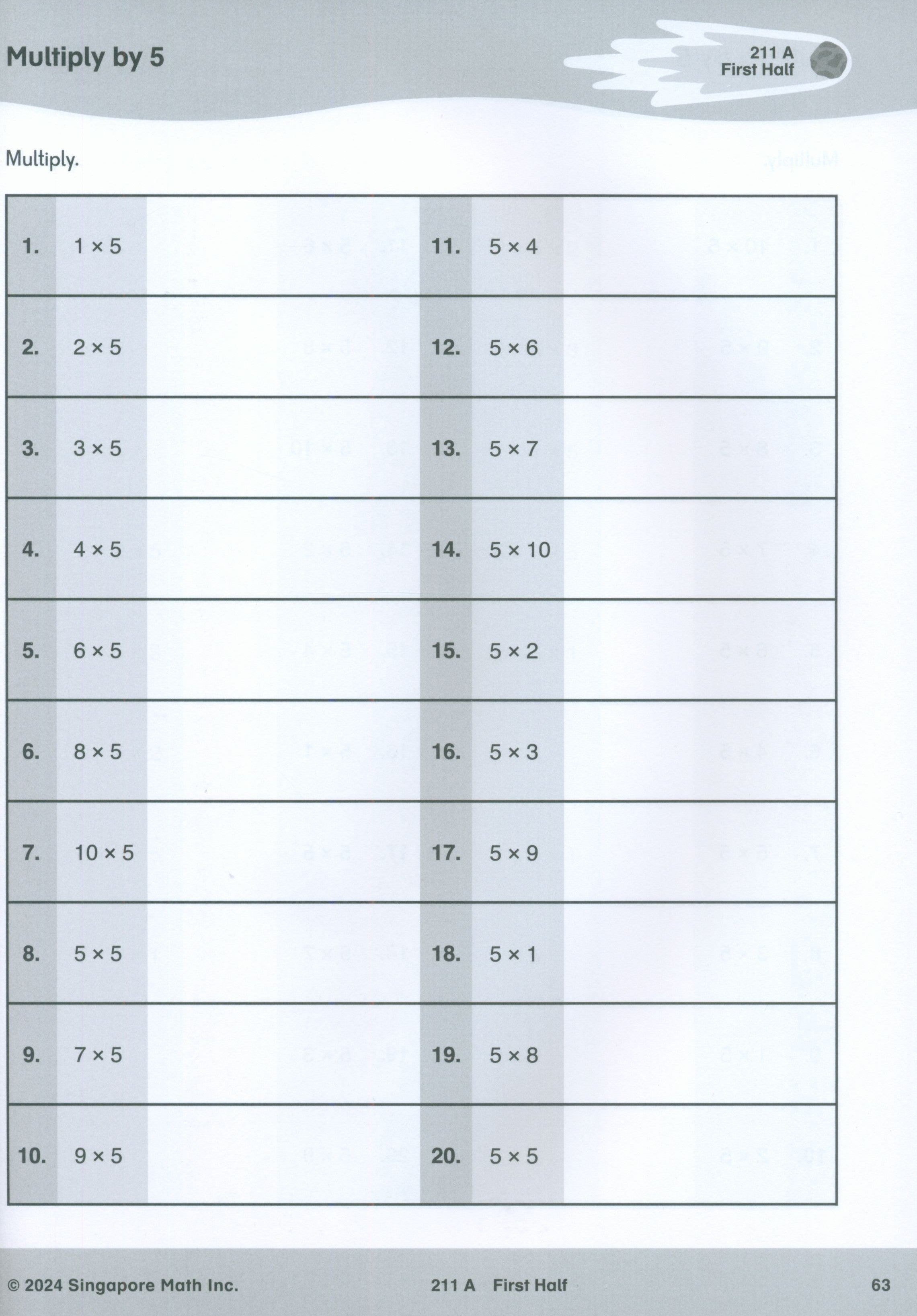 Singapore Math® Sprints 2