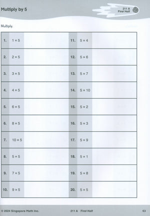 Singapore Math® Sprints 2