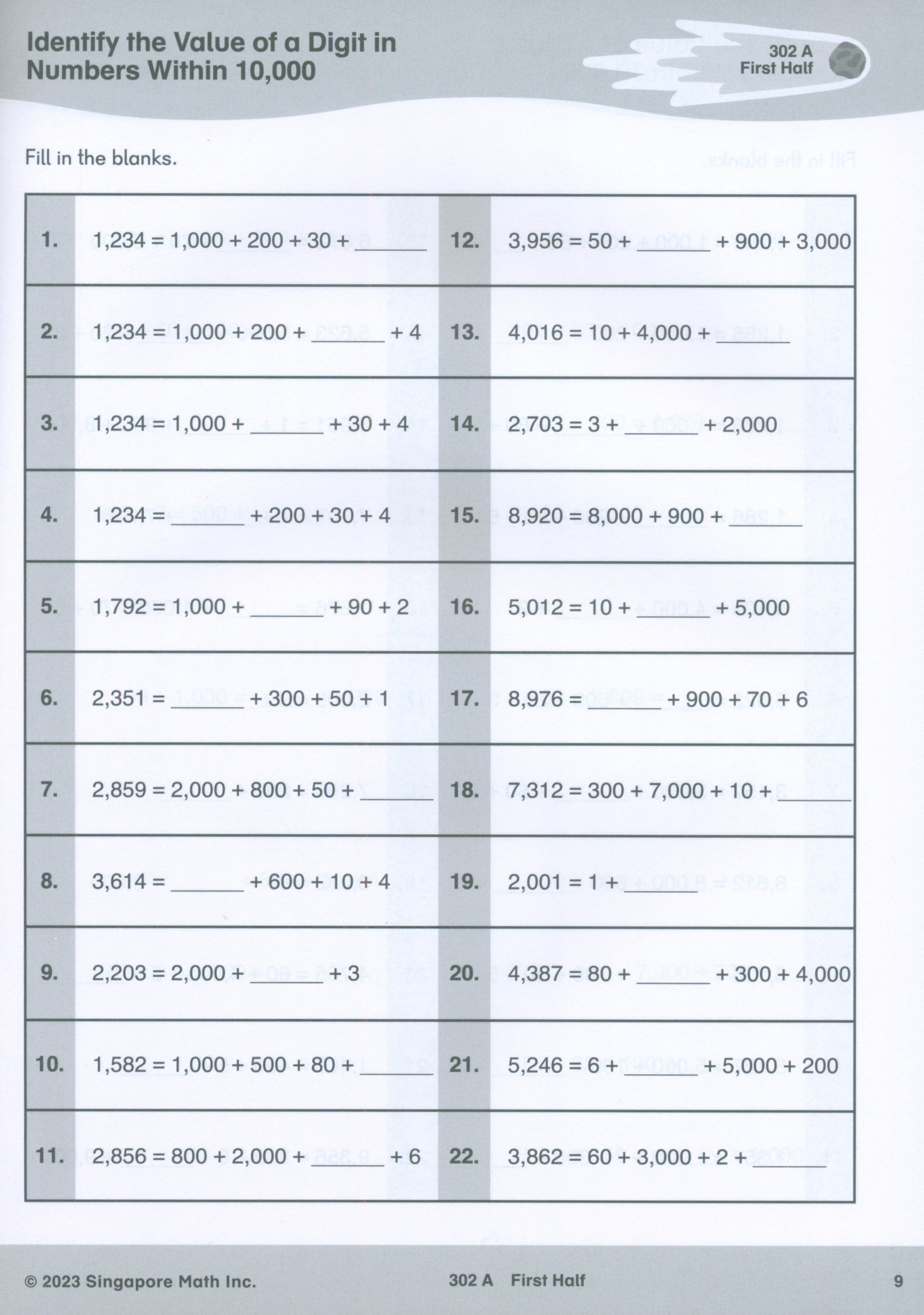 Singapore Math® Sprints 3