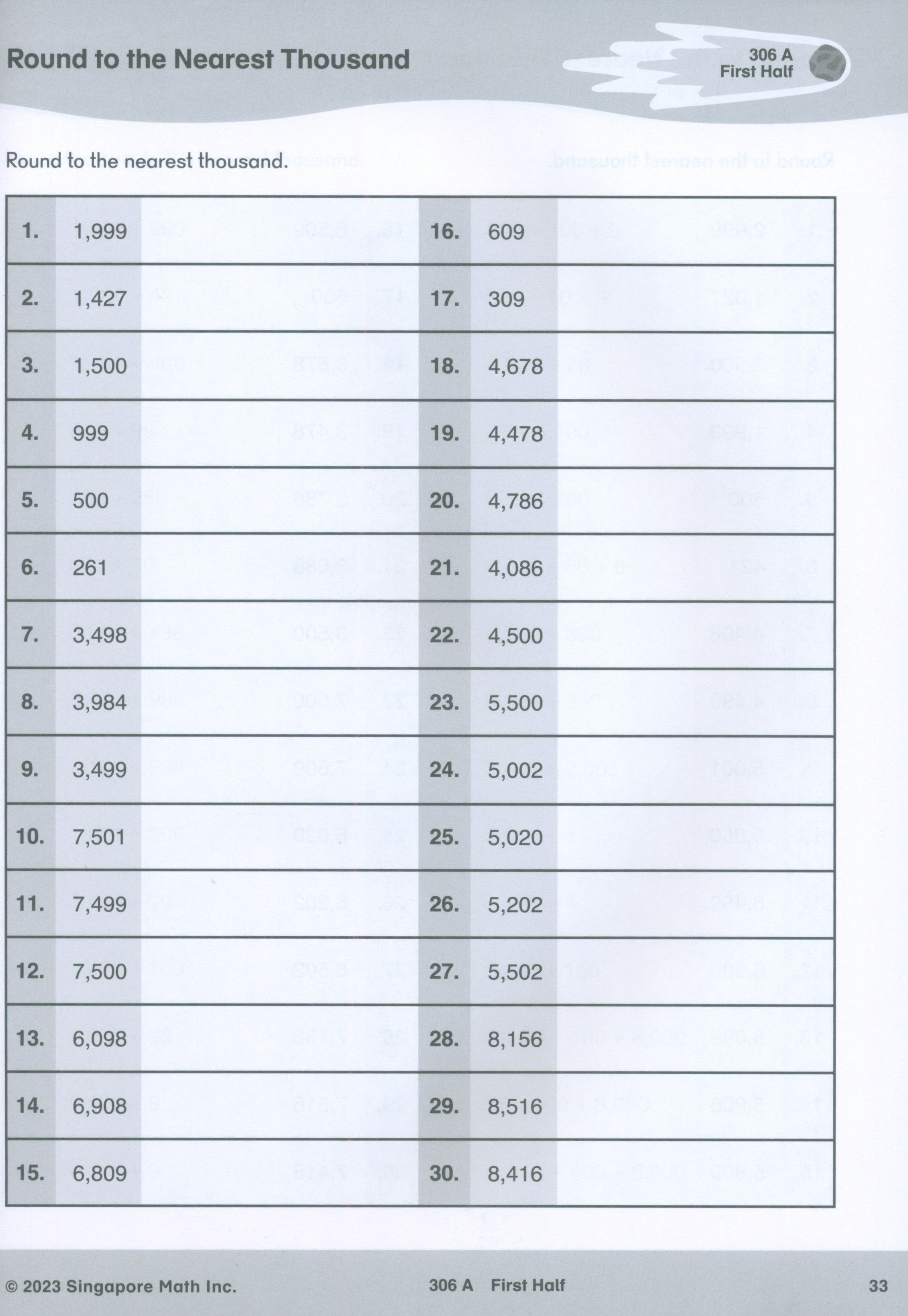 Singapore Math® Sprints 3