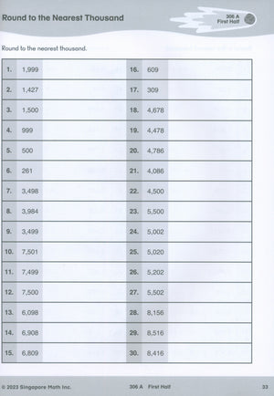 Singapore Math® Sprints 3
