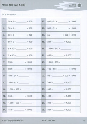 Singapore Math® Sprints 3