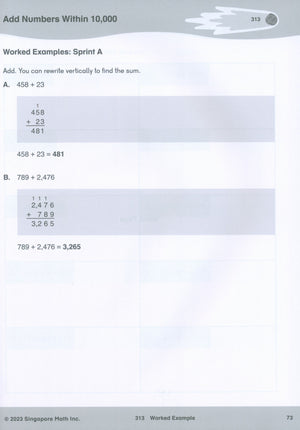 Singapore Math® Sprints 3