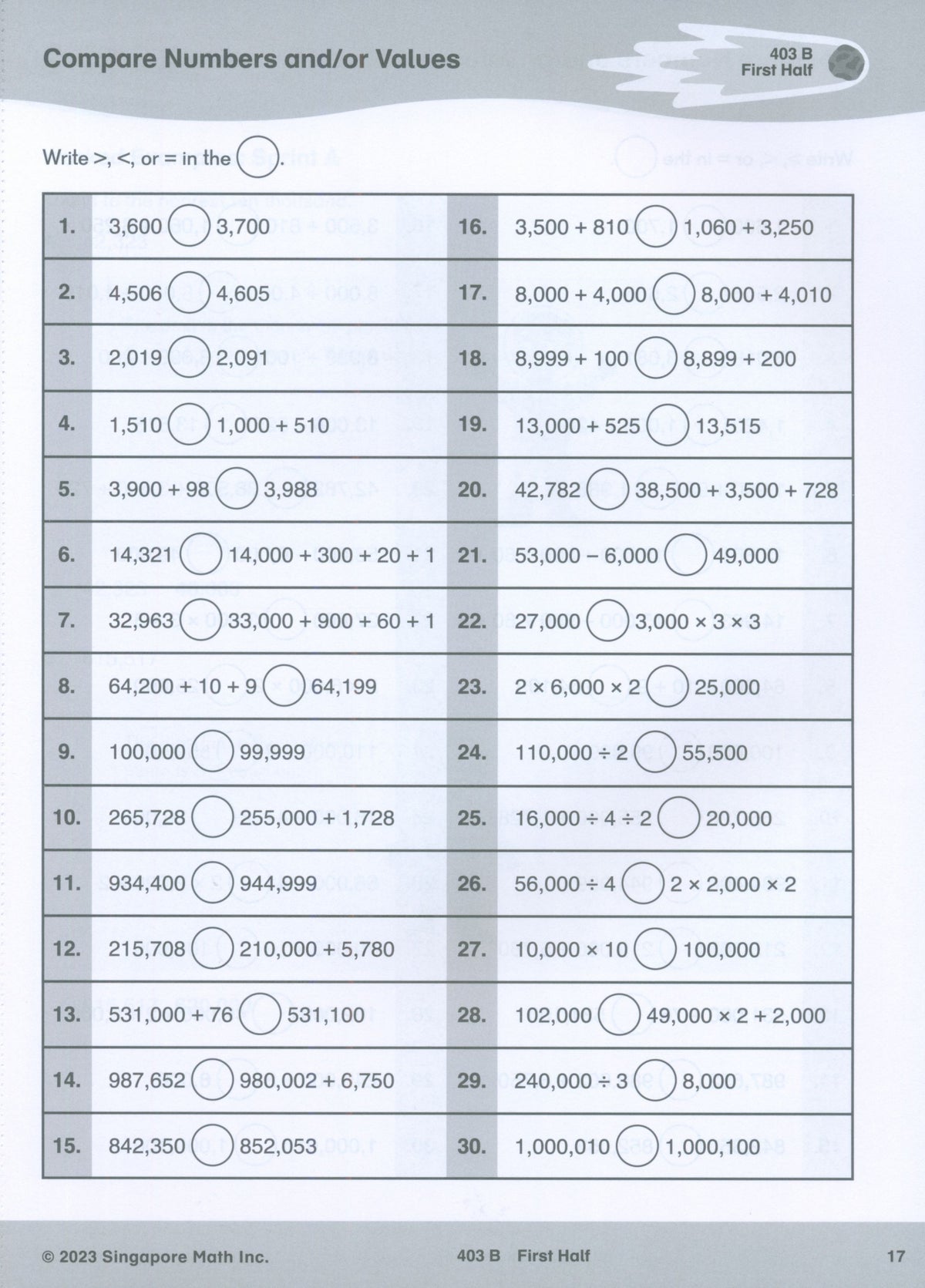 Singapore Math® Sprints 4