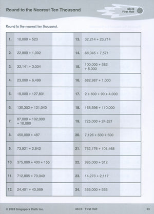 Singapore Math® Sprints 4