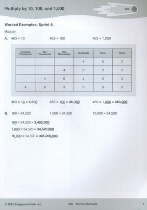 Singapore Math® Sprints 5