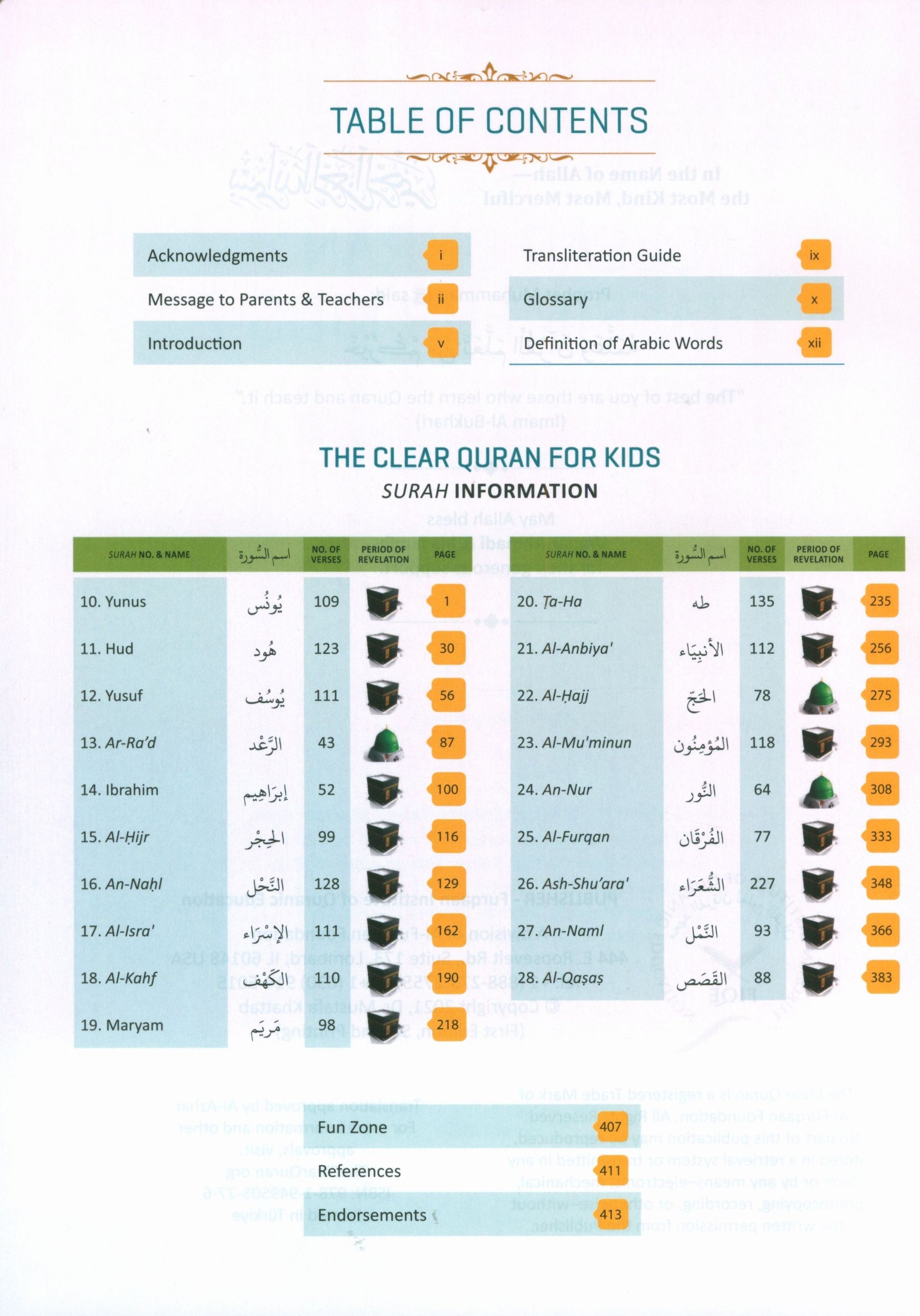 The Clear Quran Tafsir For Kids: Surahs 10-28 (Volume 2)