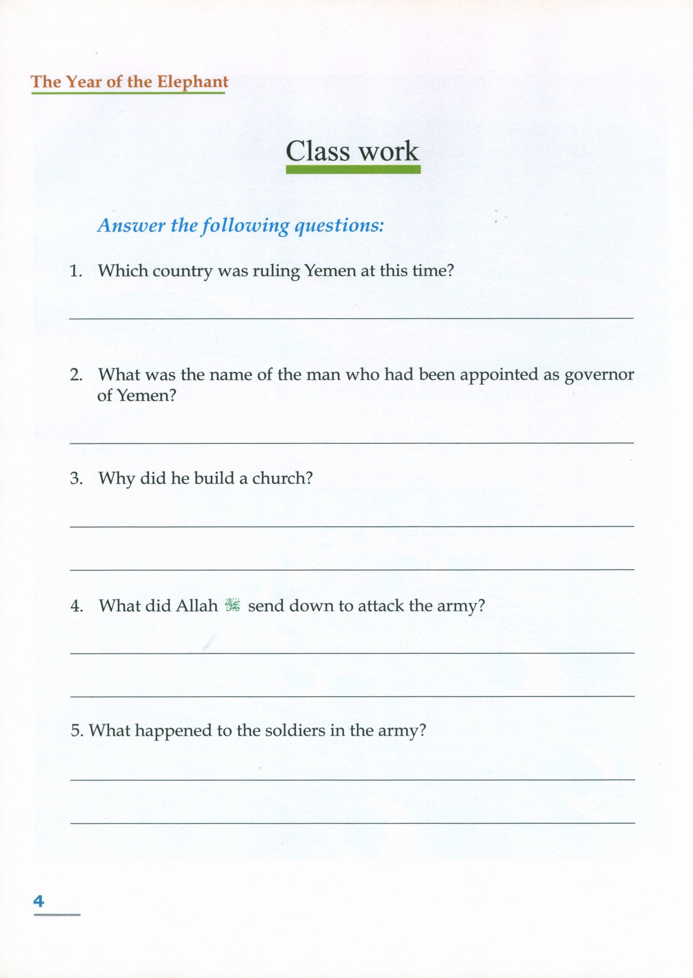 History of Islam for Children - Grade 4