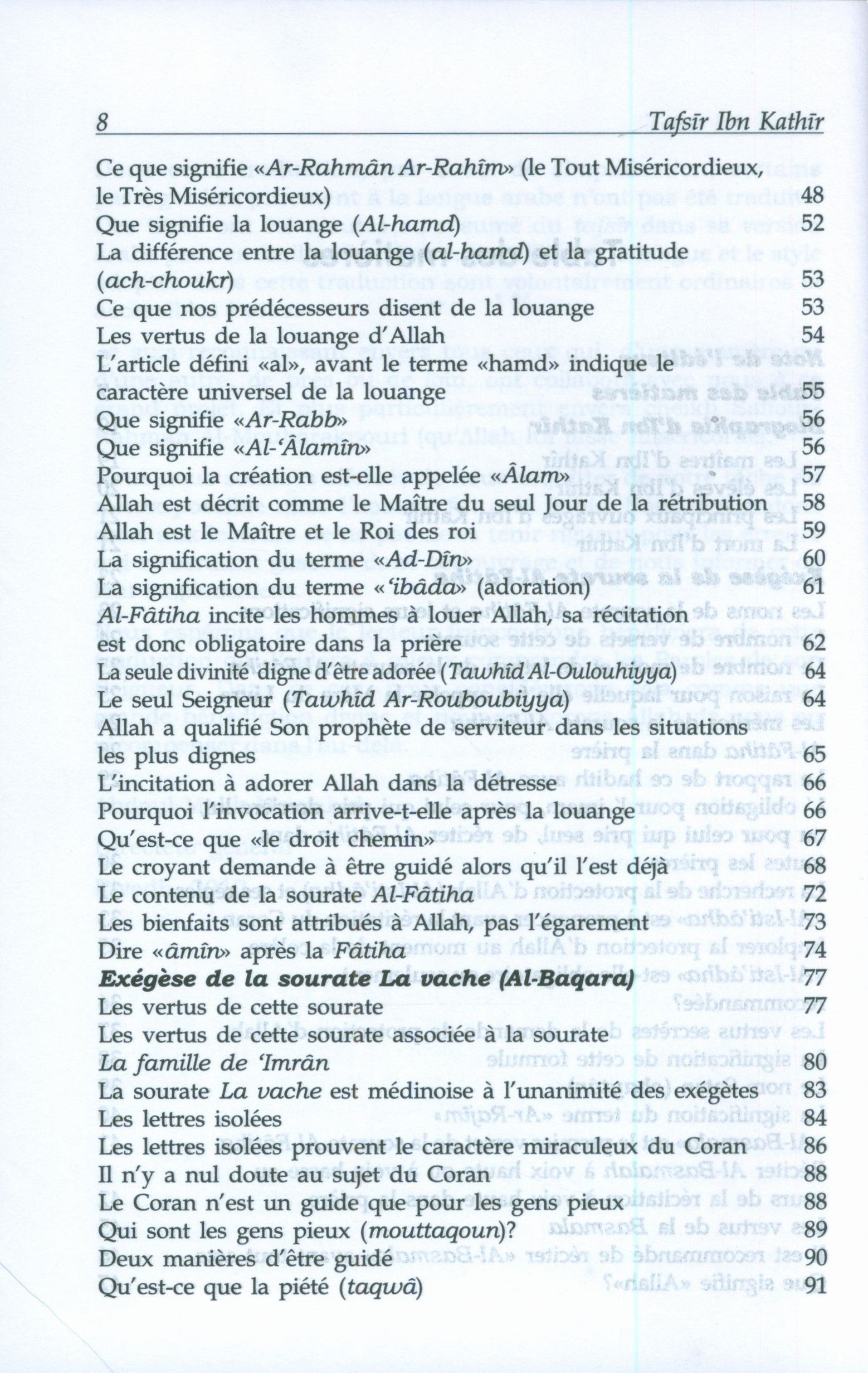 Tafsir Ibn Kathir - French (10 Volumes)