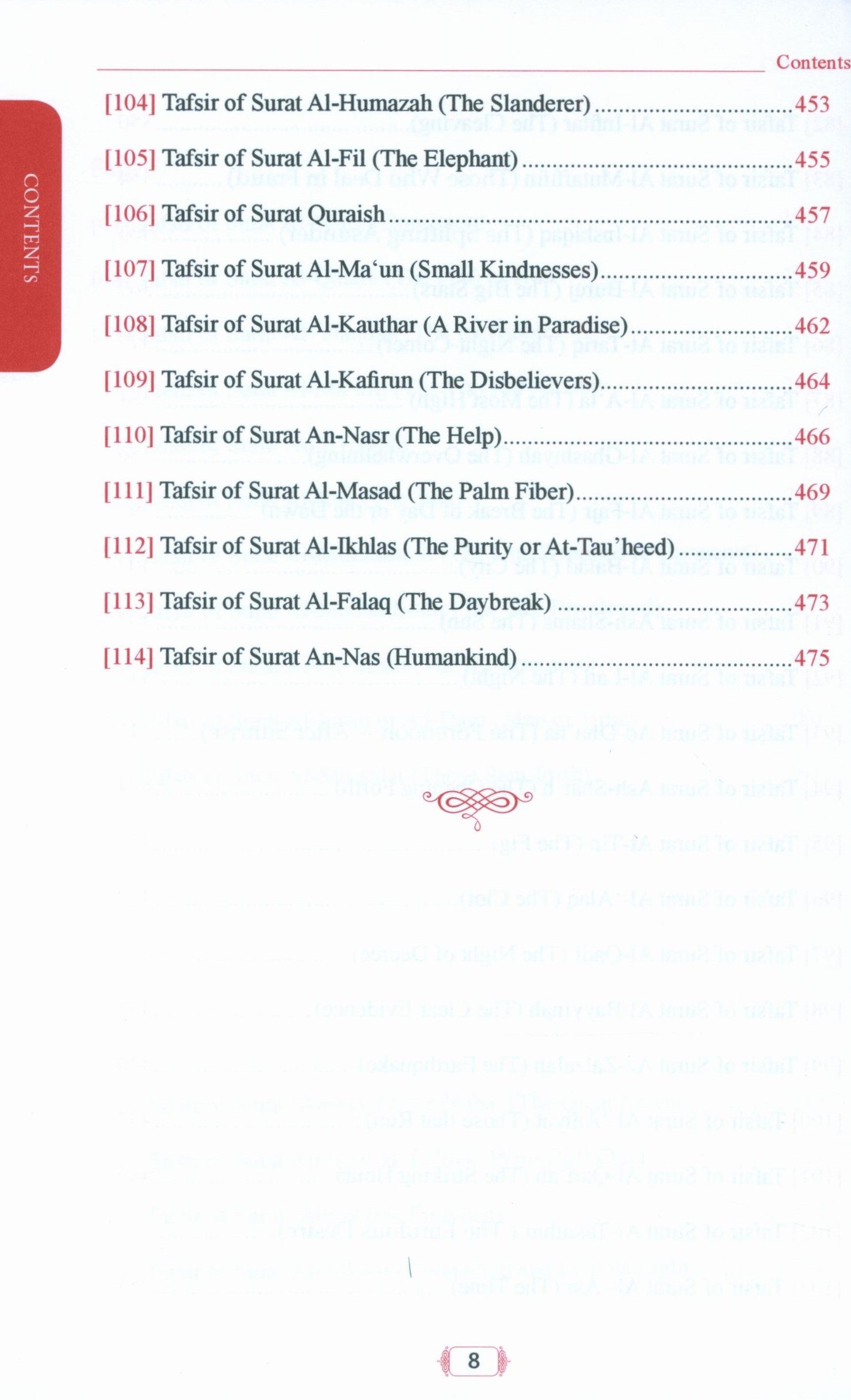 Tafsir As-Sadi (Parts 28-29-30) Methodical Interpretation Of The Noble Quran