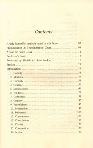 Forty Hadith on Good Moral Values
