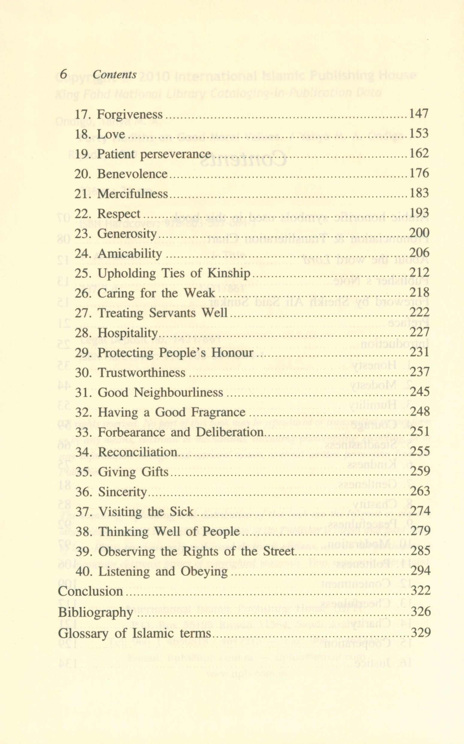 Forty Hadith on Good Moral Values