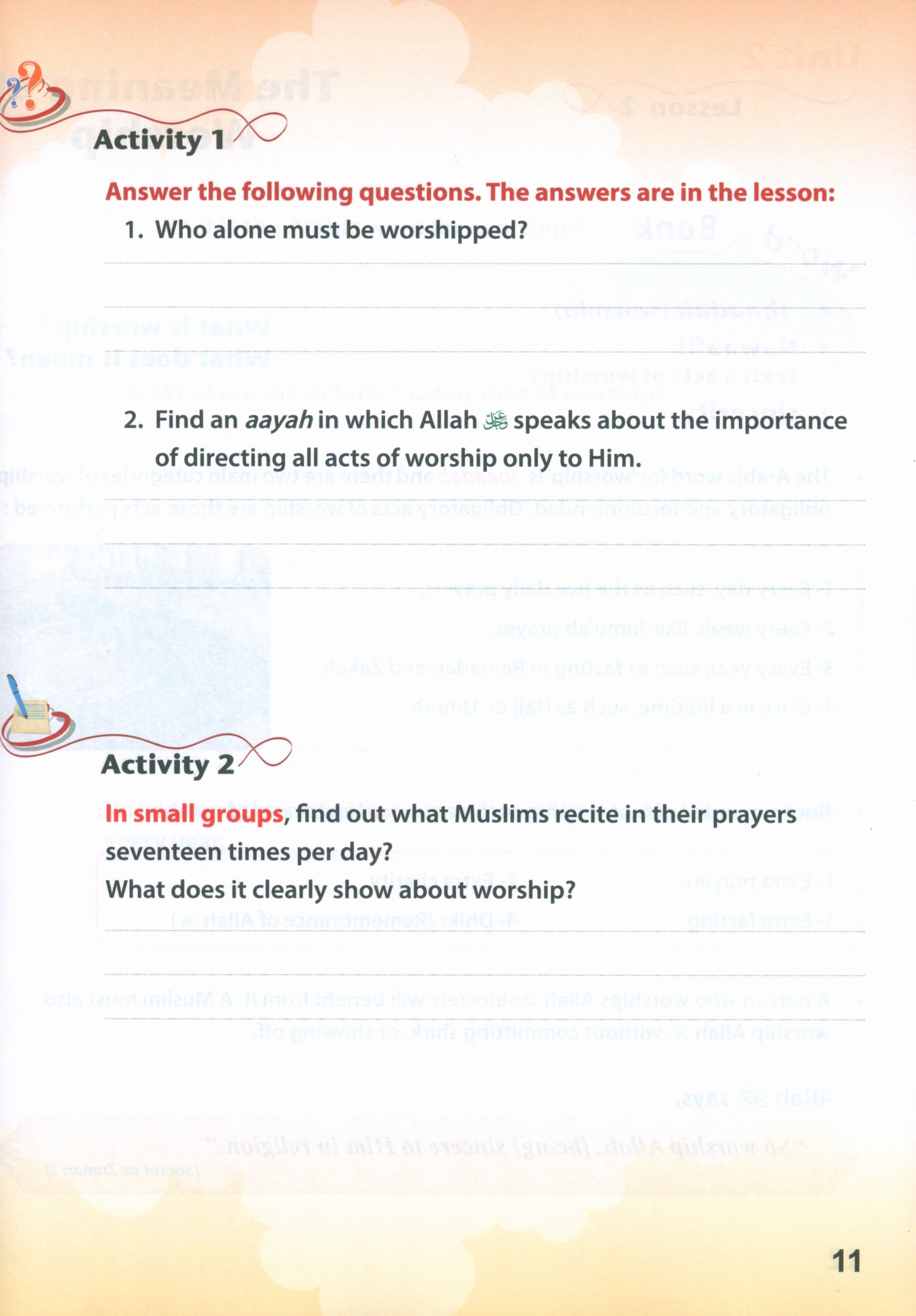 ICO Islamic Studies Textbook: Grade 4 (English - Light Edition)