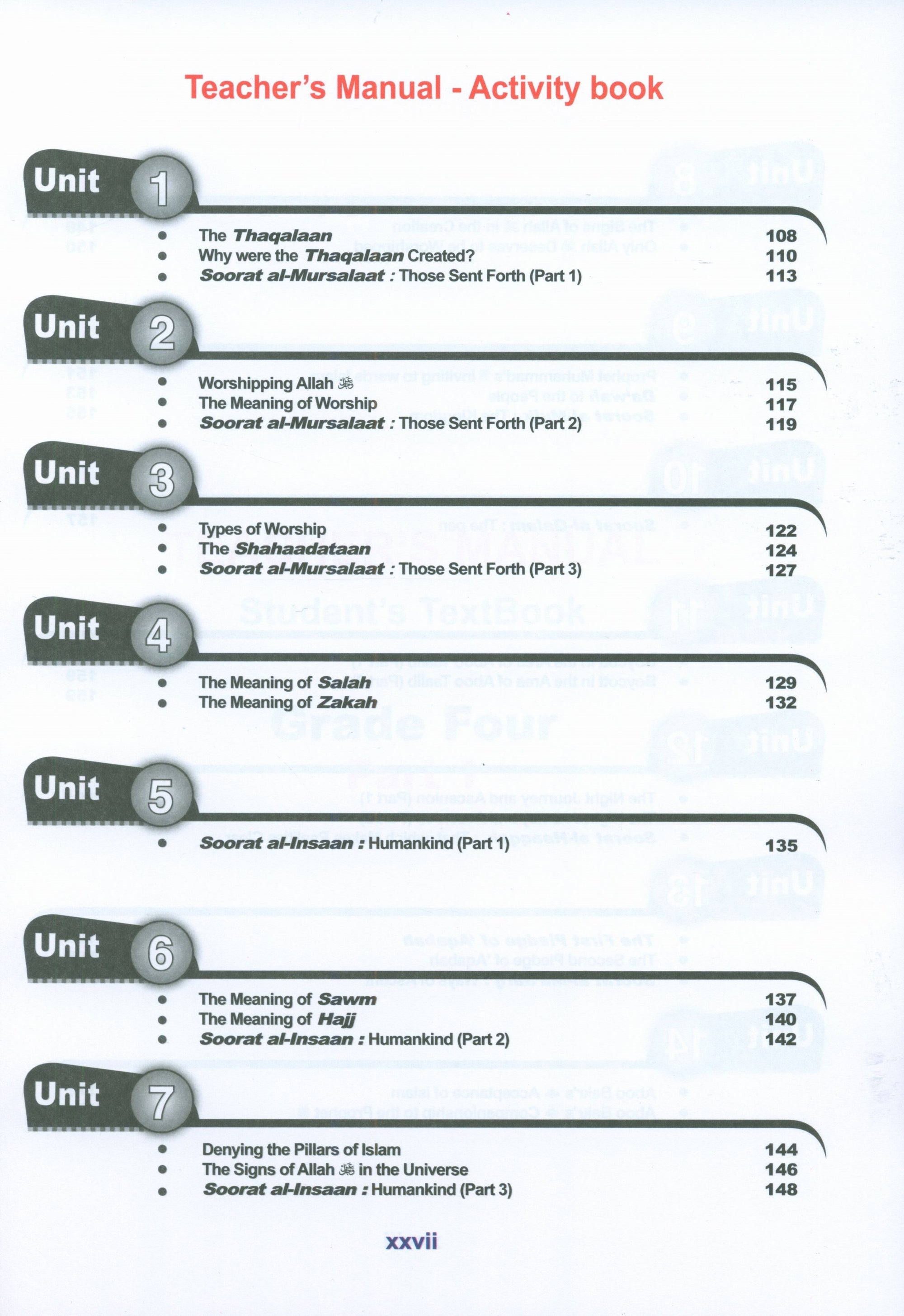 ICO Islamic Studies Teacher's Manual Level 4 Part 1