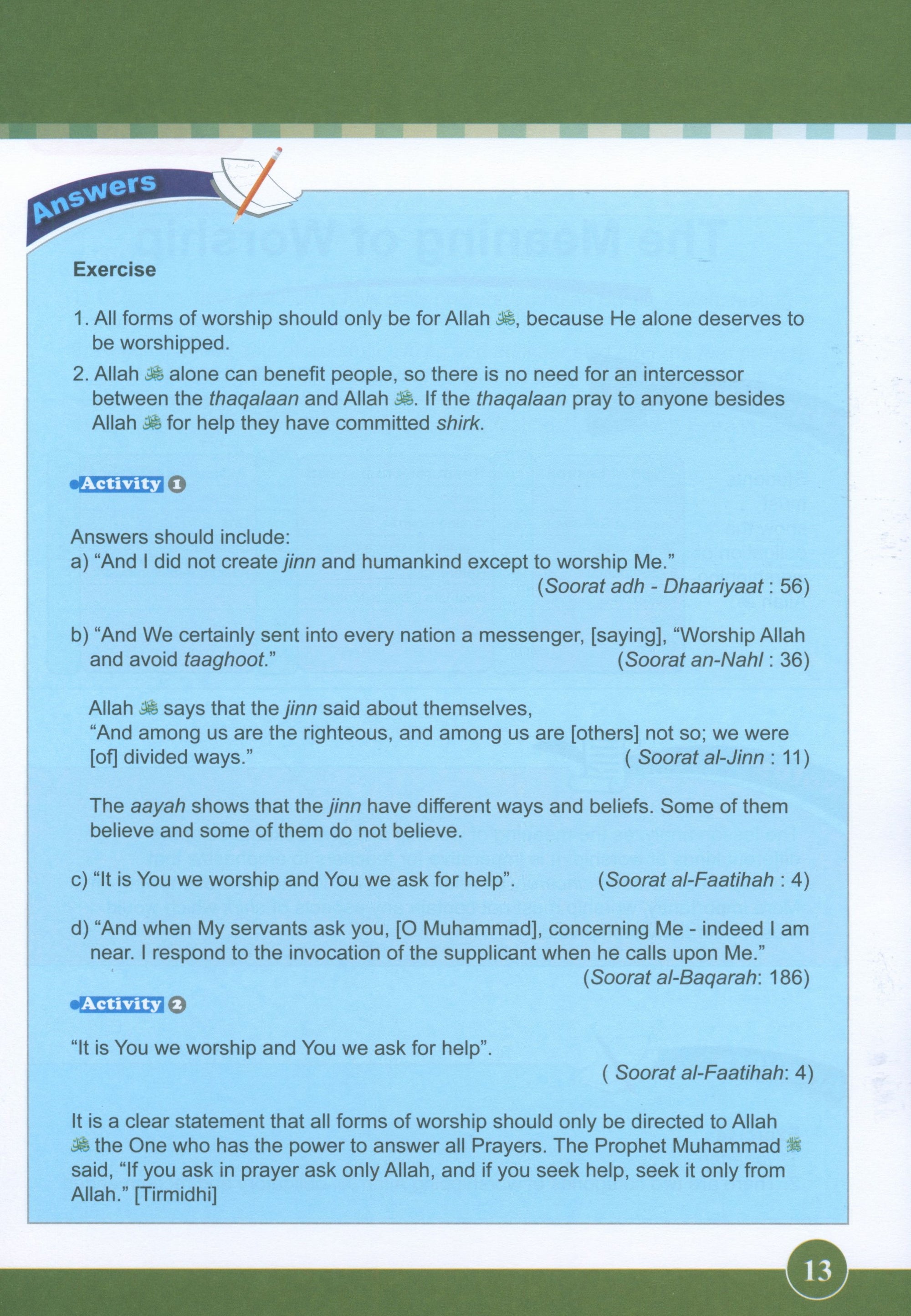 ICO Islamic Studies Teacher's Manual Level 4 Part 1