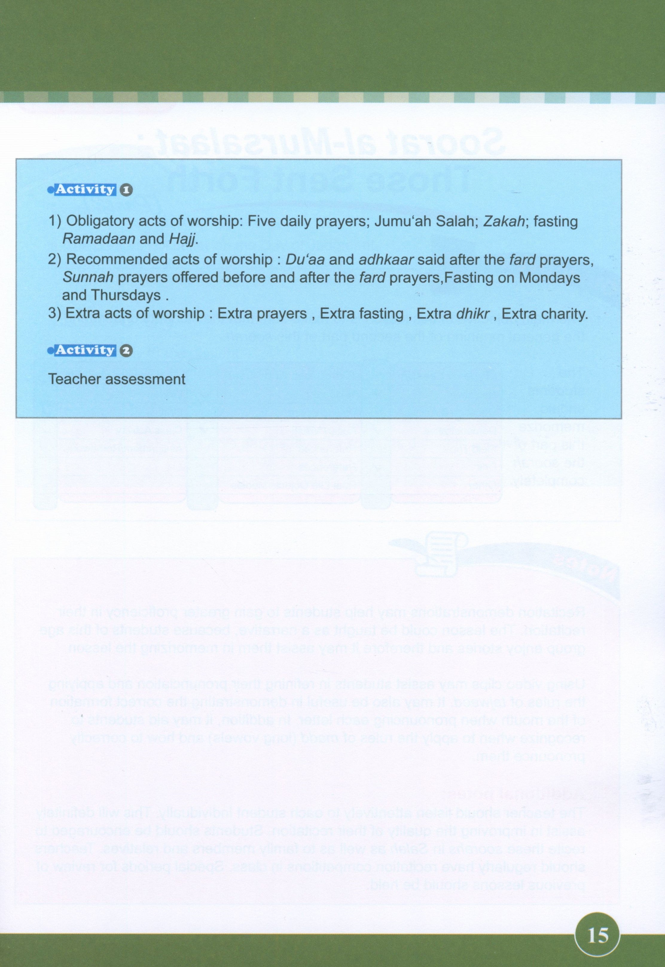 ICO Islamic Studies Teacher's Manual Level 4 Part 1
