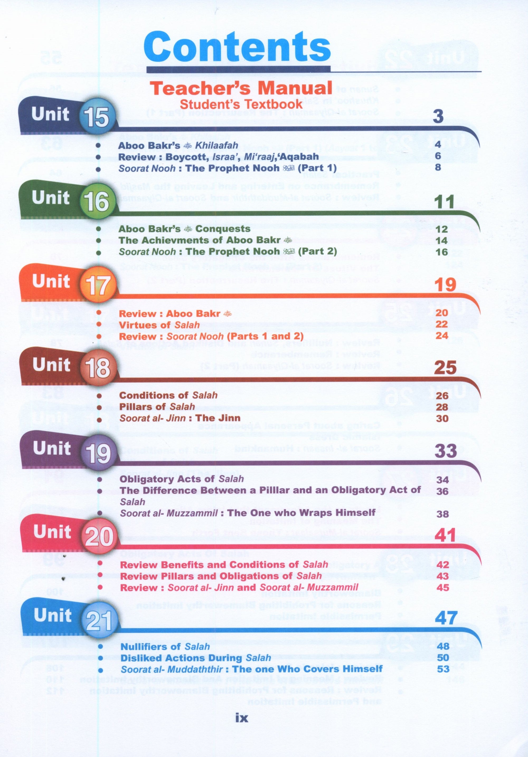 ICO Islamic Studies Teacher's Manual Level 4 Part 2