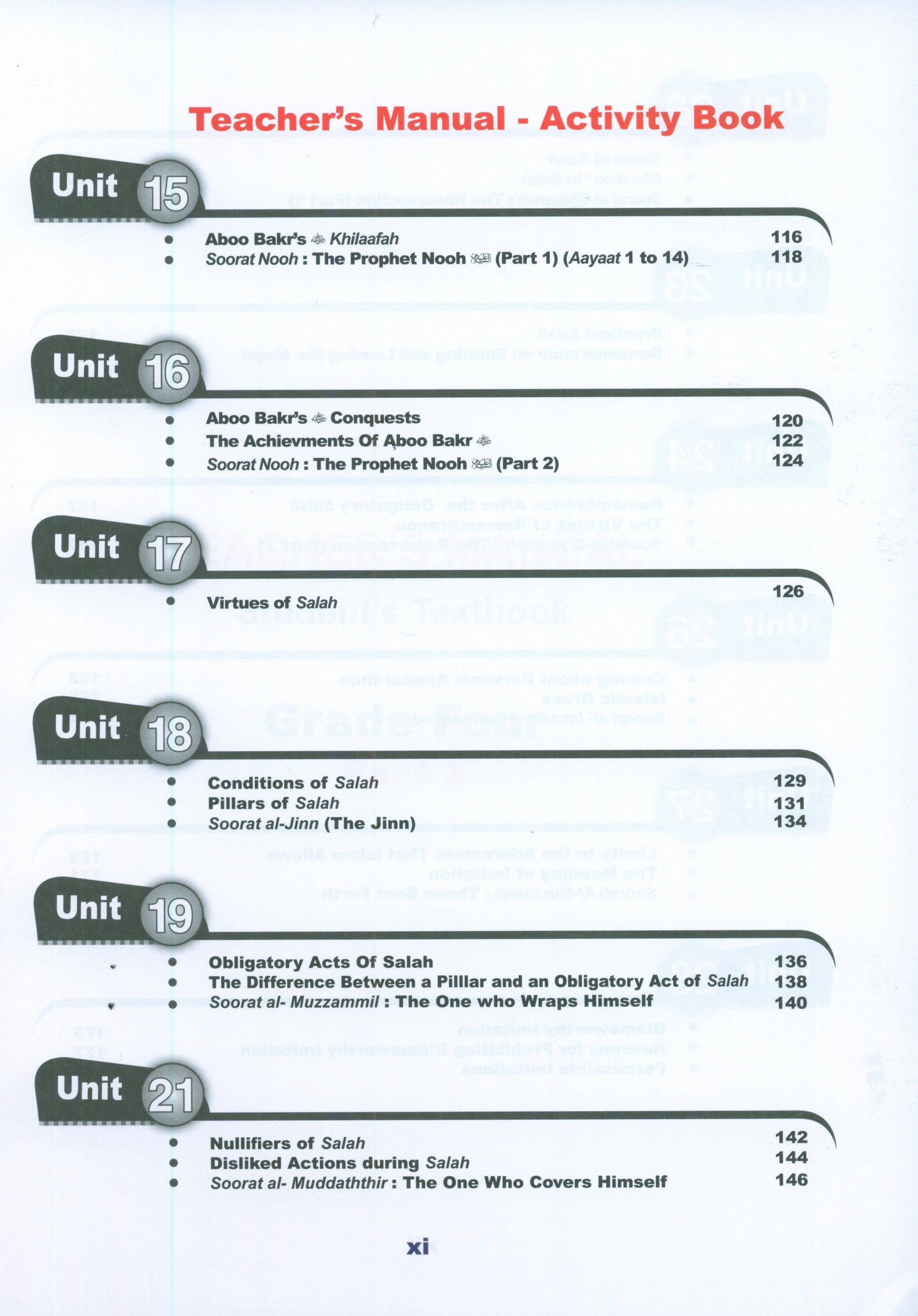 ICO Islamic Studies Teacher's Manual Level 4 Part 2